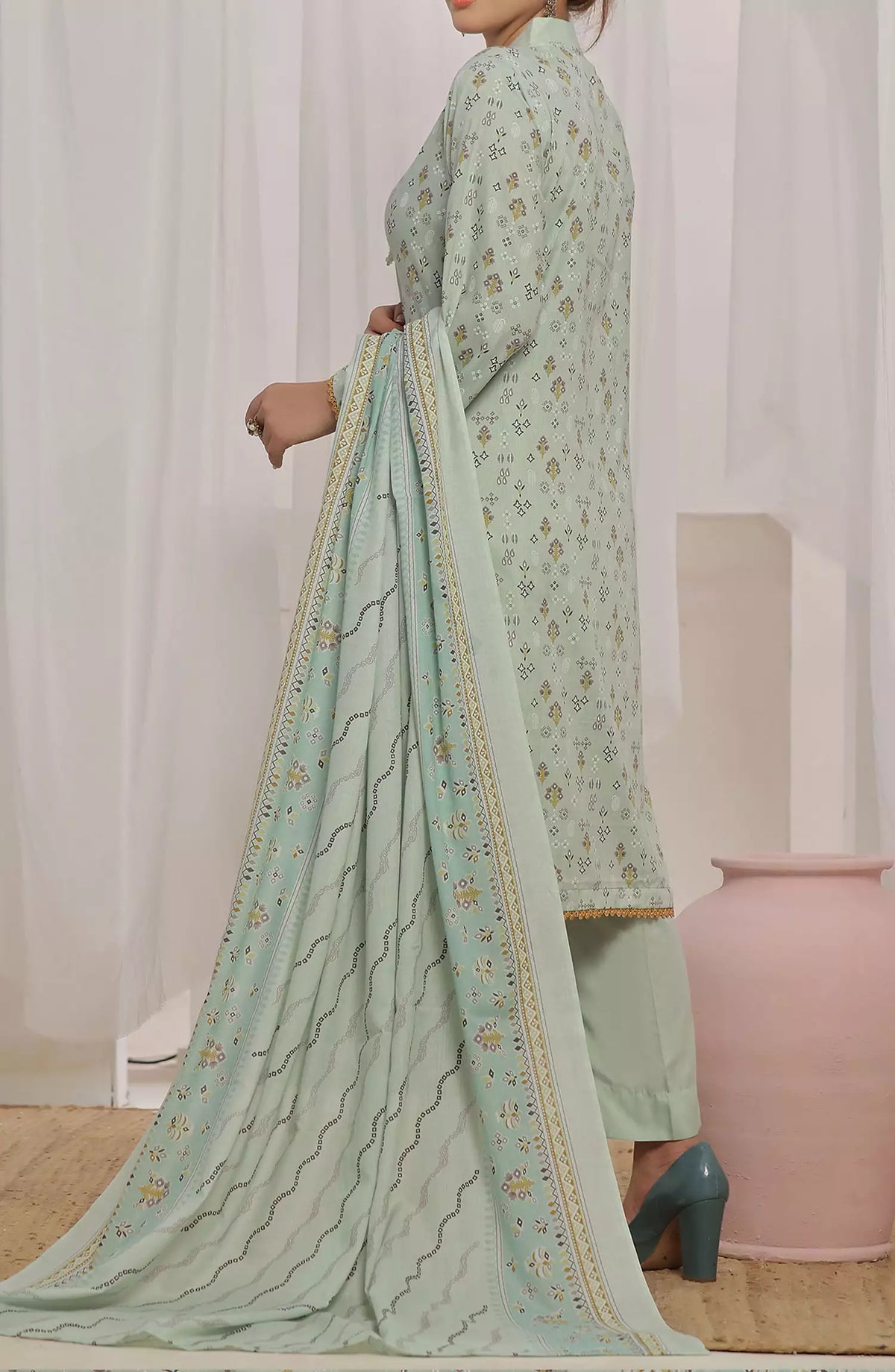 Amna Khadija Wrinkle Free Print Collection Vol 22 - D 1133 C