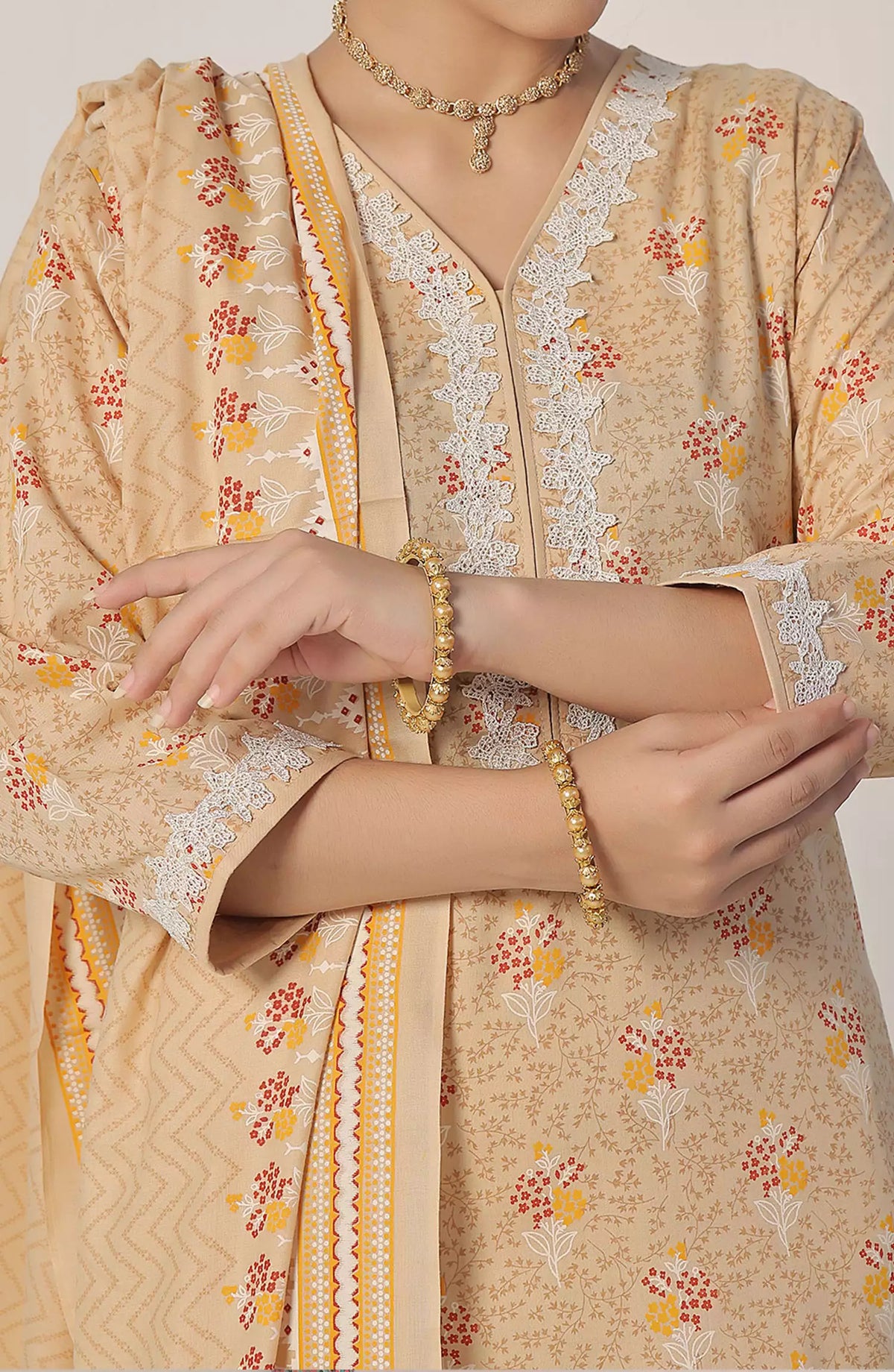 Amna Khadija Wrinkle Free Print Collection Vol 22 - D 1134 B