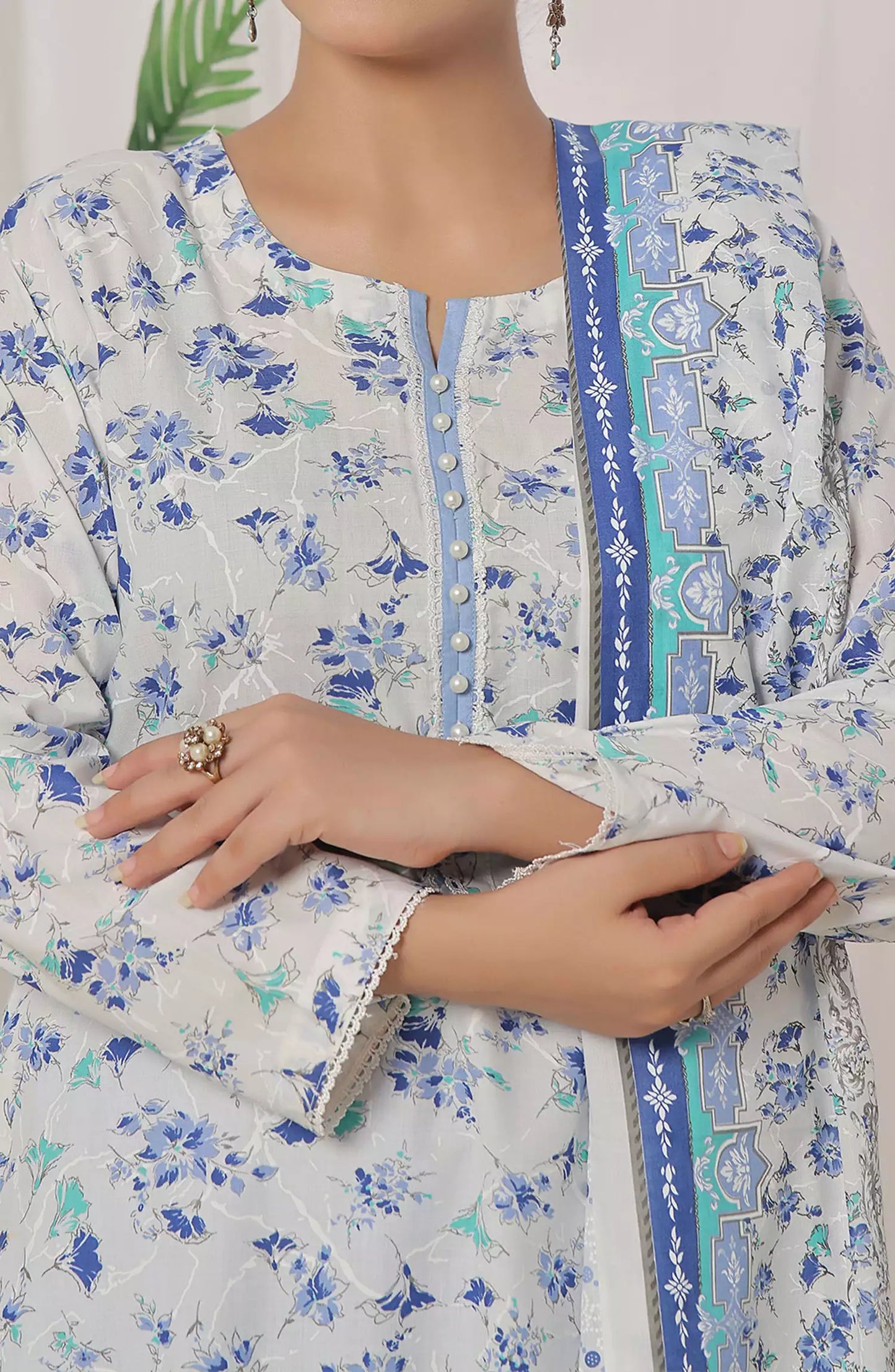 Amna Khadija Wrinkle Free Print Collection Vol 22 - D 1137 B