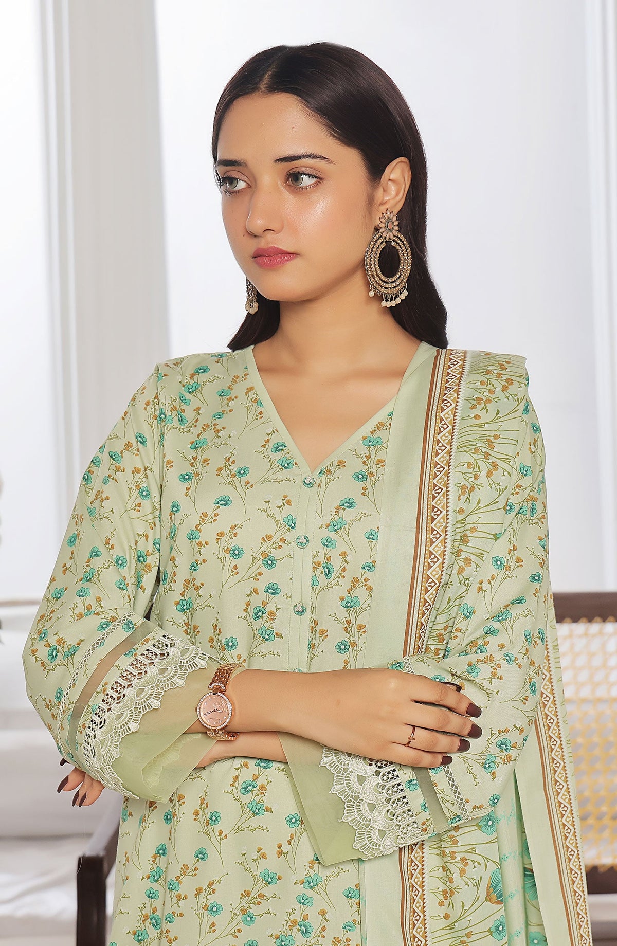 Amna Khadija Wrinkle Free Print Collection Vol 24 - 1143-B