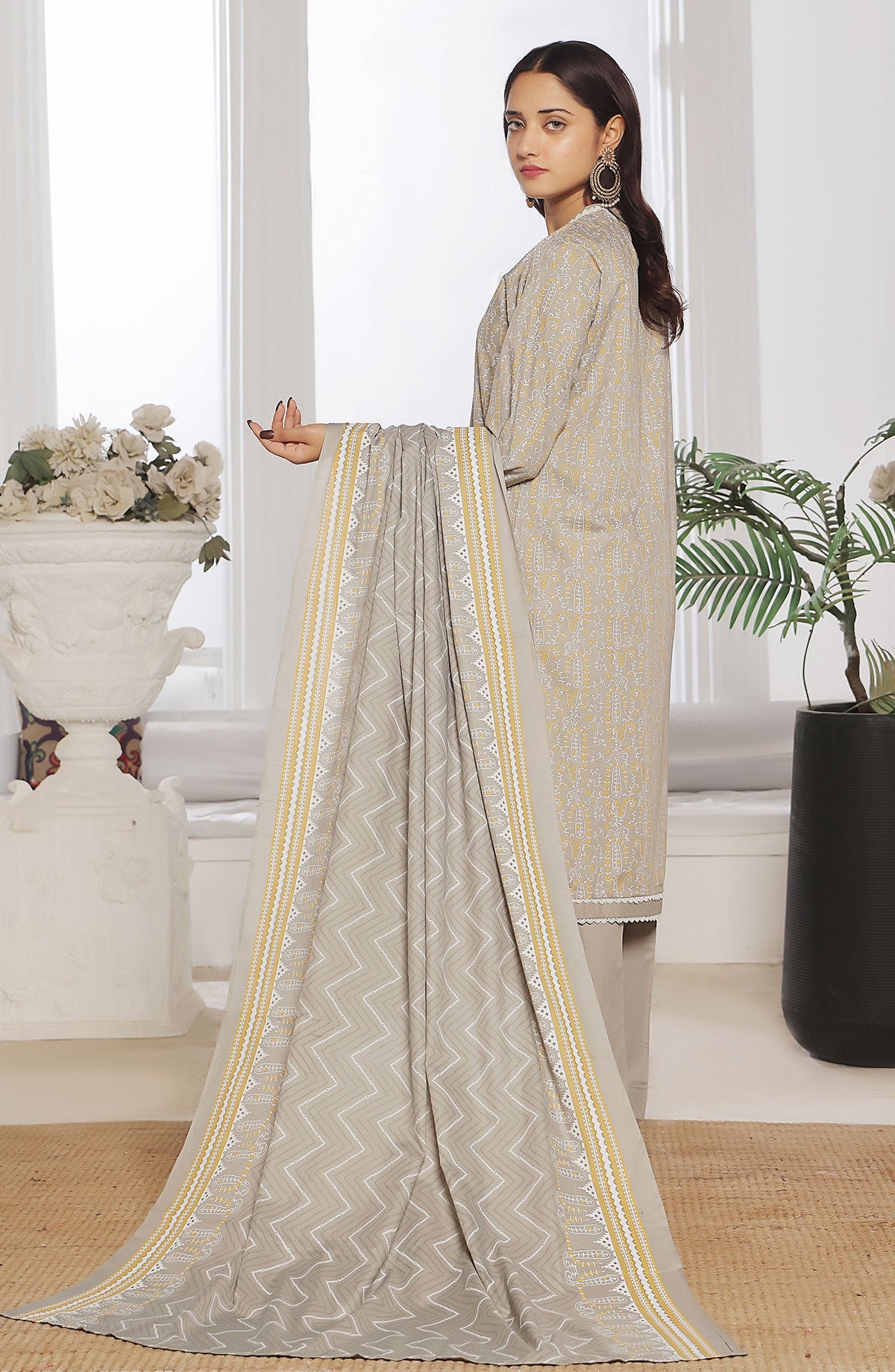 Amna Khadija Wrinkle Free Print Collection Vol 24 - 1145-B