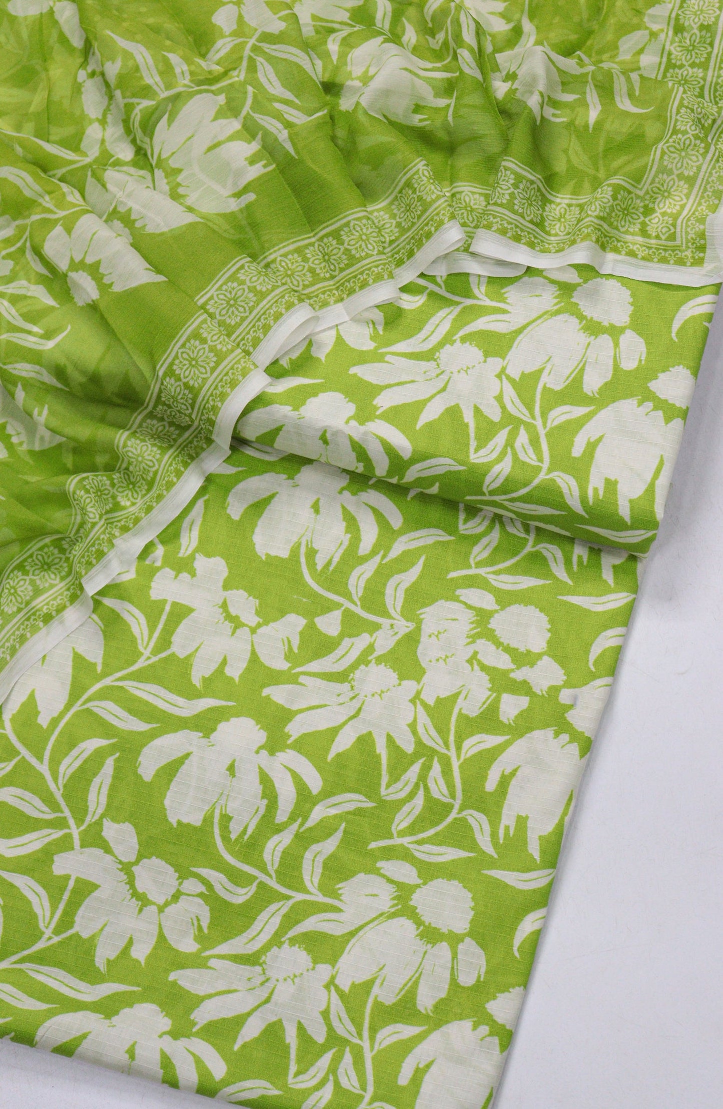 Amna Khadija Printed Bana Dora Unstitched 3 Piece Suit - D-21 - AM26FNC - Green - Summer Collection