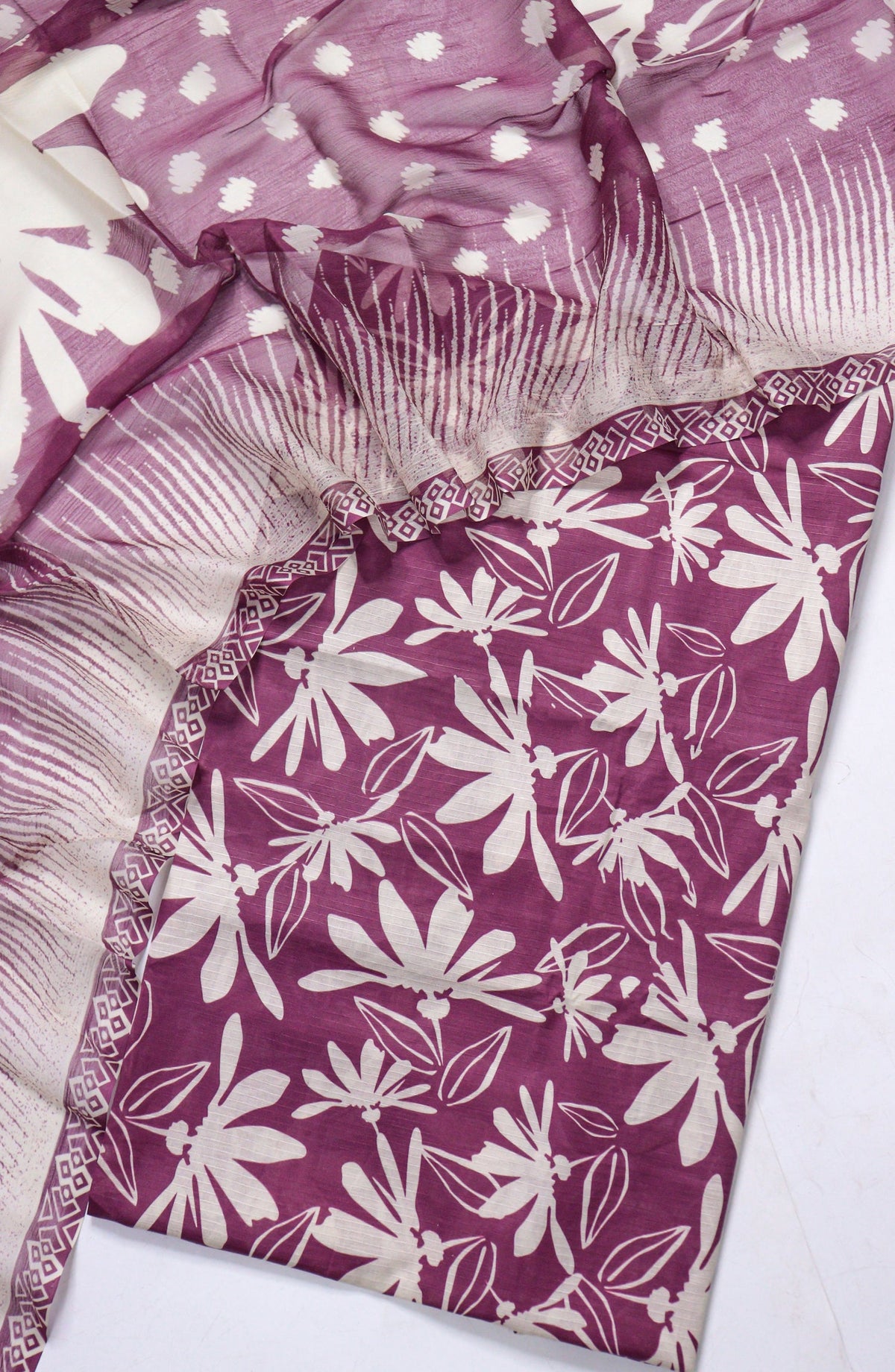 Amna Khadija Fancy Printed Lawn Unstitched 3 Piece Suit - D-02 - AM26FNC - Purple - Summer Collection