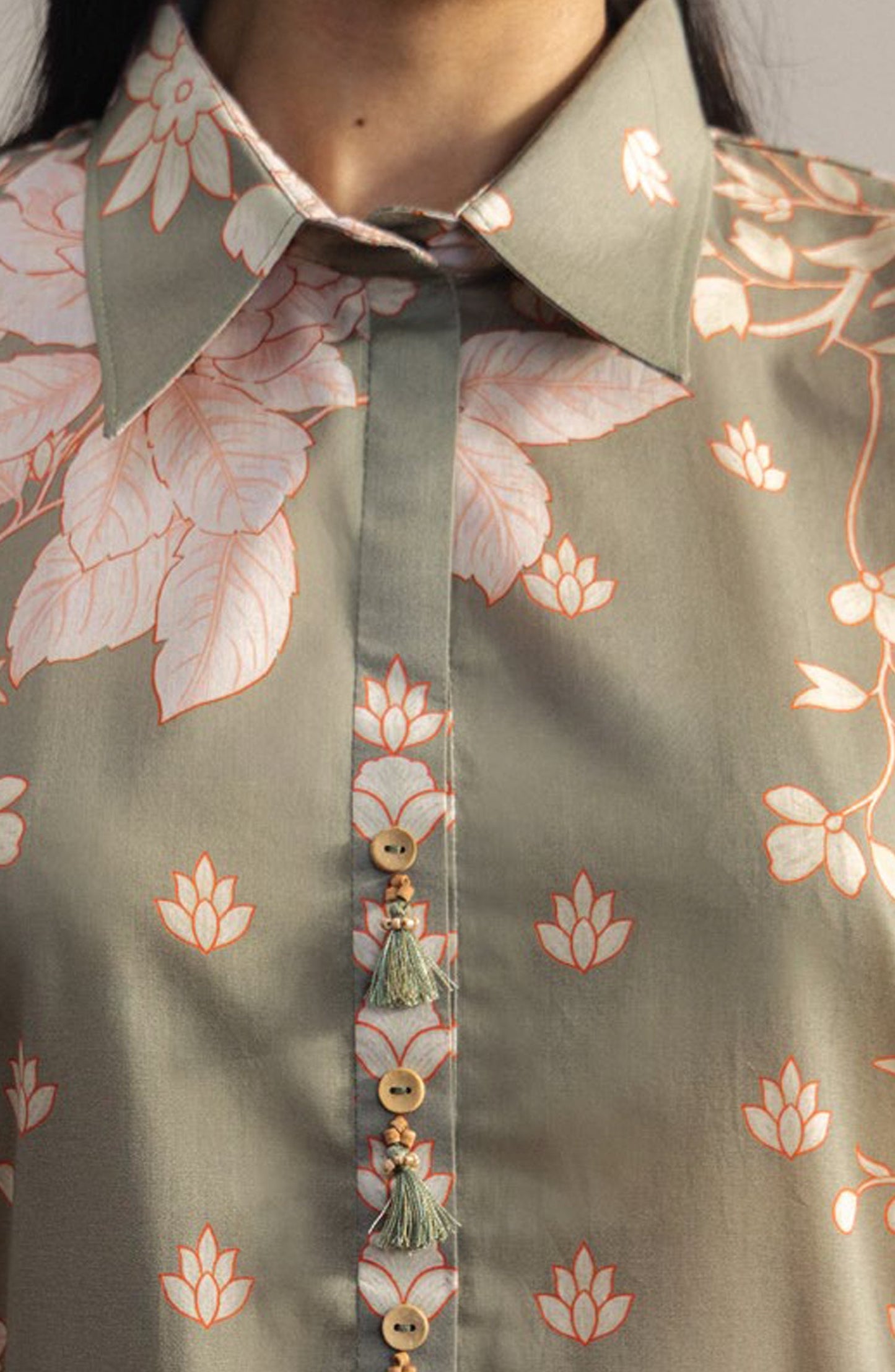 Coco by Zara Shahjahan Printed Lawn Unstitched 3 Piece Suit - 10A - ZS26PRTS - Grey - Summer Collection