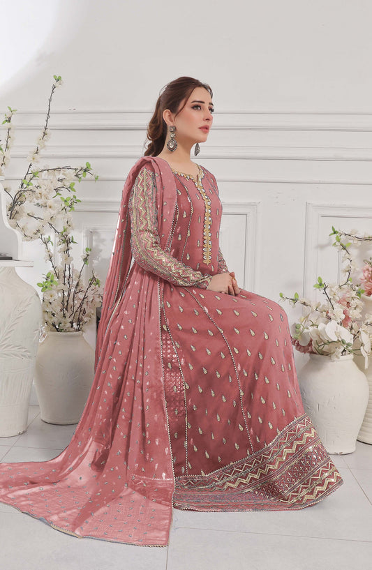 Rasm E Henna Pret Collection - Bahaar Tea Pink
