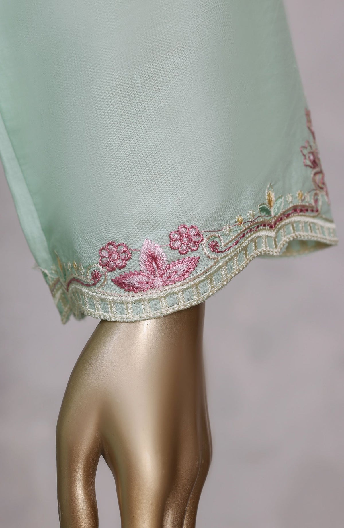 Sadabahar Eclair Embroidered Lawn Stitched 3 Piece Suit - D-04 - SBD26CTR - Sea Green - Summer Collection