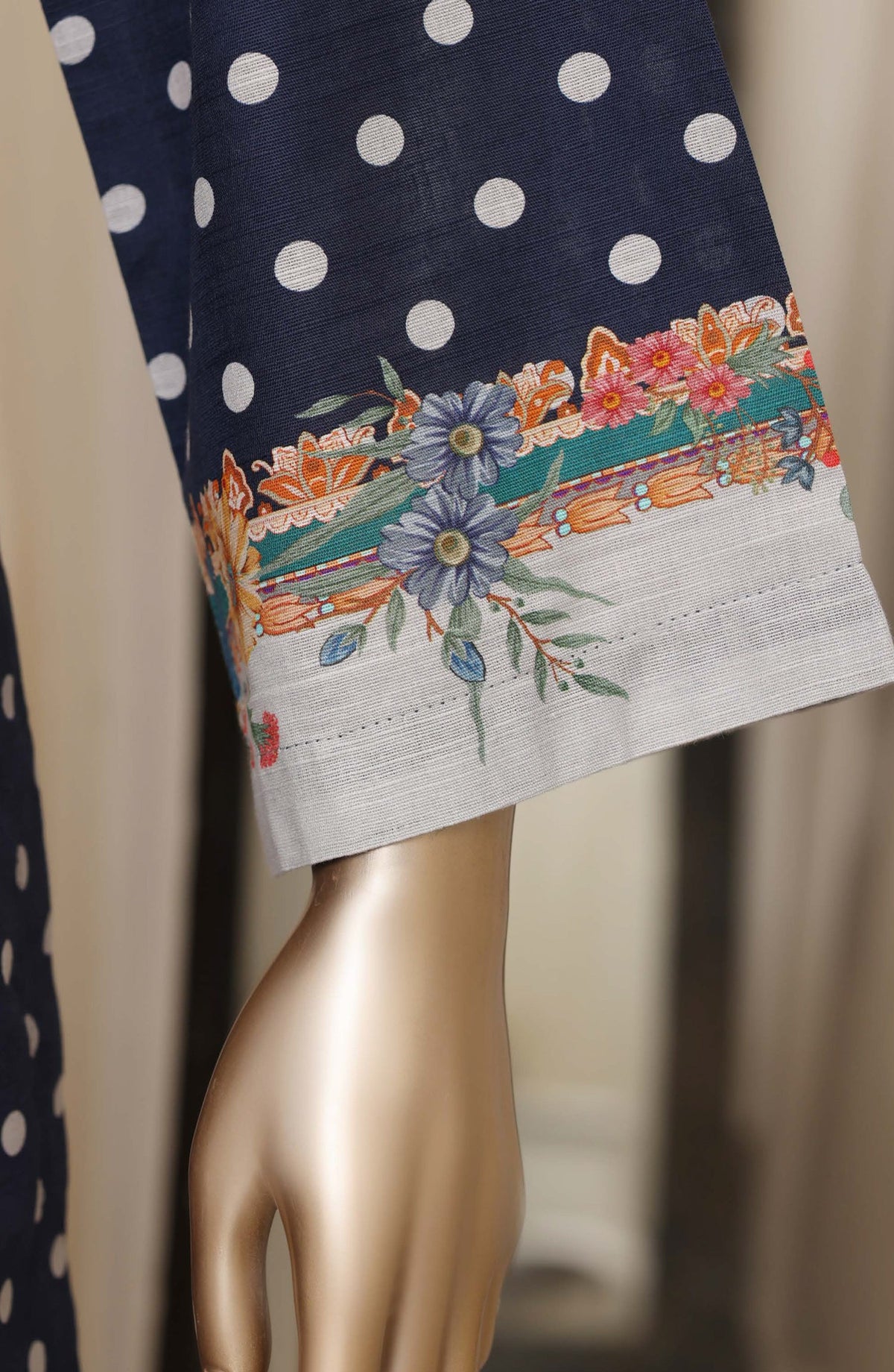 Sadabahar Printed Khaddar Stitched 3 Piece Suit - D-11 - SBD26KHD - Blue - Winter Collection