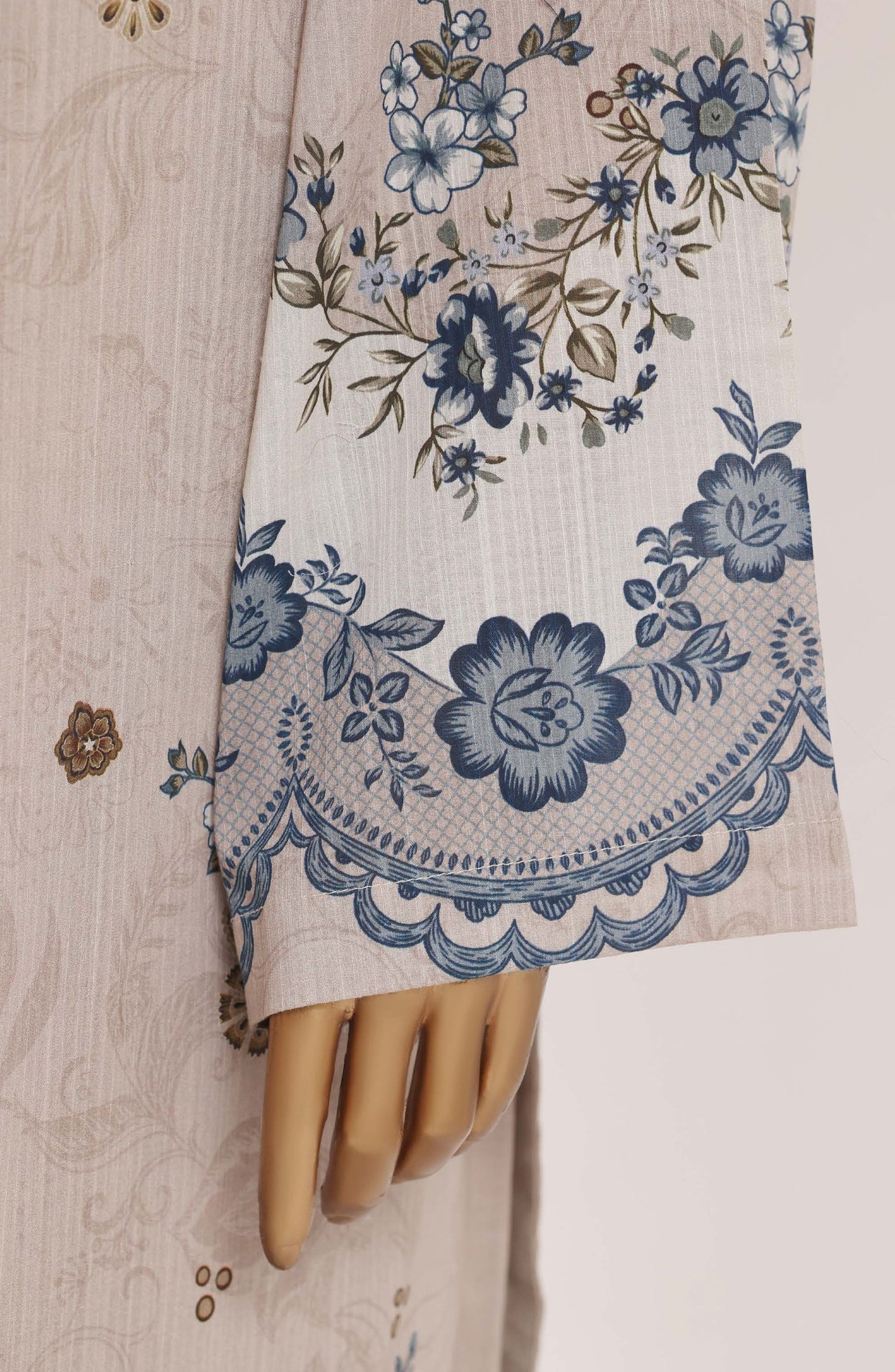 Sadabahar Printed Lawn Stitched 3 Piece Suit - D-05 - SBD26TEN - Cream - Summer Collection