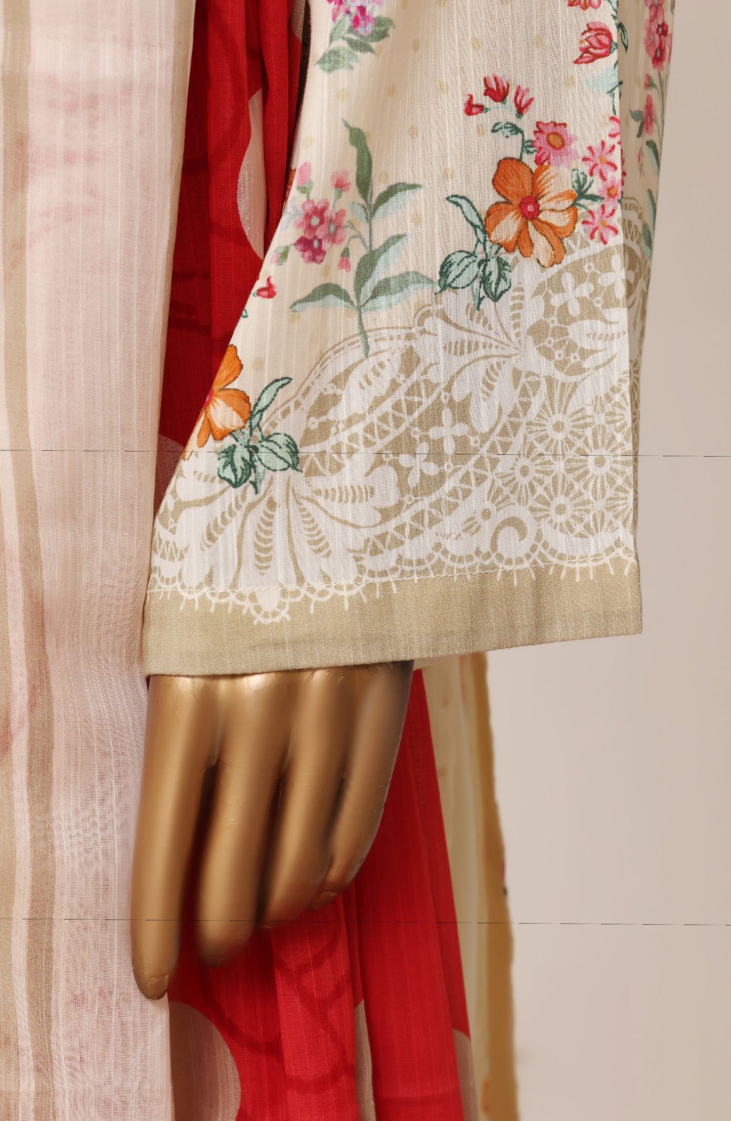 Sadabahar Printed Lawn Stitched 3 Piece Suit - D-06 - SBD26RTN - Yellow - Summer Collection