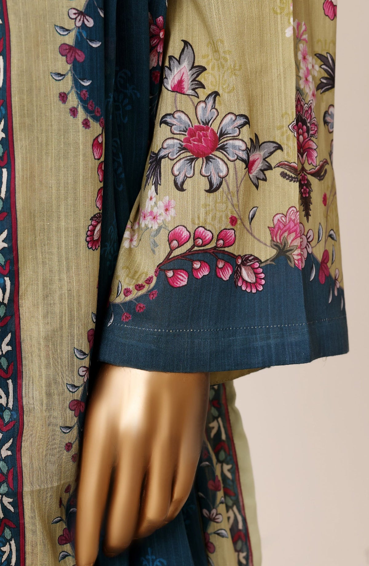 Sadabahar Printed Lawn Stitched 3 Piece Suit - D-01 - SBD26RTN - Green - Summer Collection