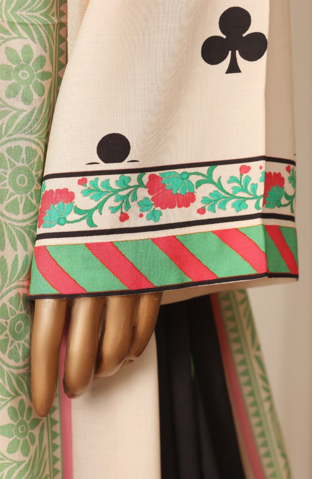 Sadabahar Printed Linen Stitched 3 Piece Suit - D-02 - SBD26LN - Fawn - Winter Collection