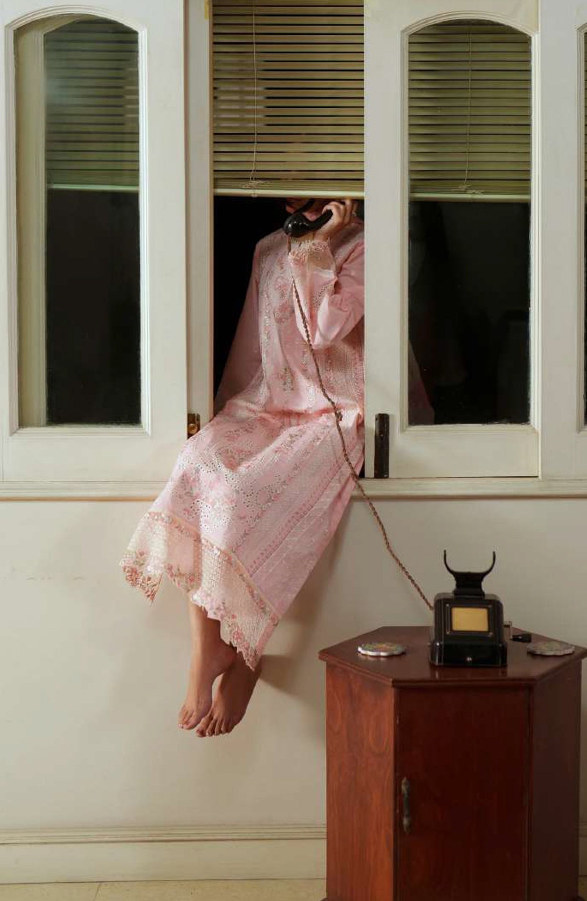 Sakoon by Casual Lite Embroidered Cotton Lawn Stitched 3 Piece Suit - Outfit-03 The Pinkish - CL26SKN - Summer Collection