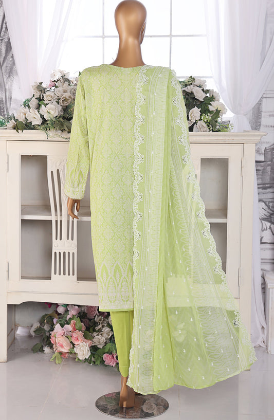 Venice by HZ Textile Embroidered Lawn Unstitched 3 Piece Suit - Design-04 - HZ26VNC - Green - Summer Collection