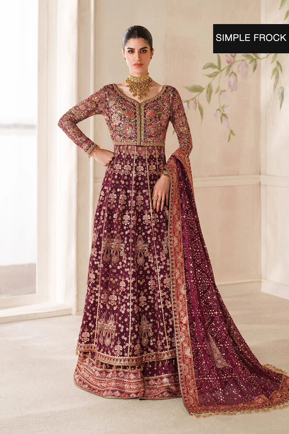 Baroque Chantelle Luxury Embroidered Chiffon CH14-08 - TC-1799