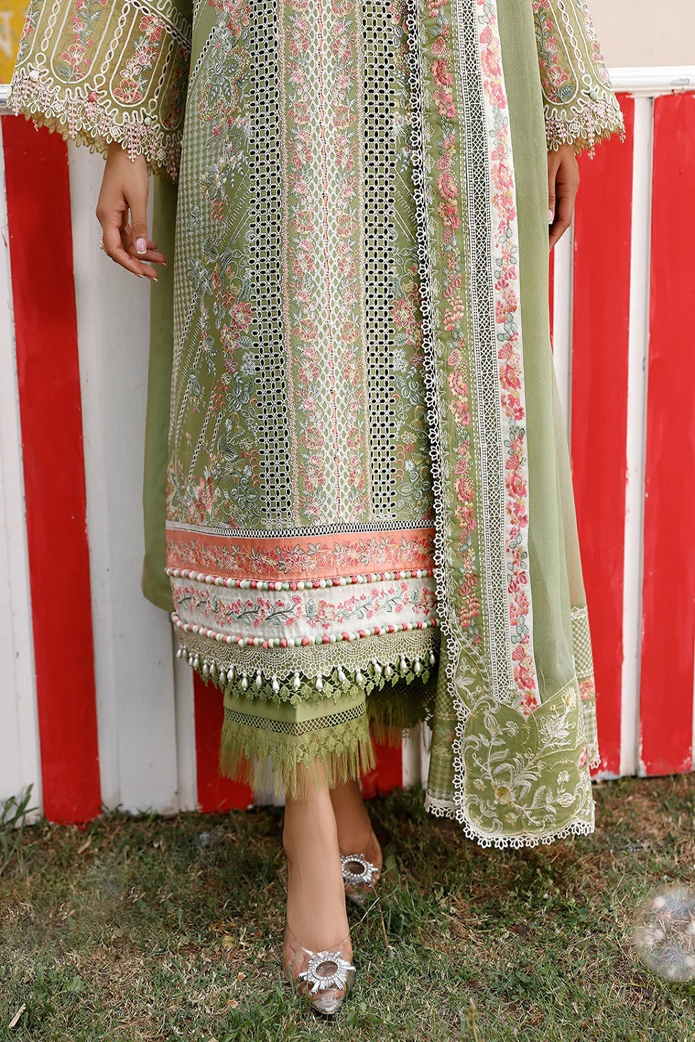 Bin Ilyas Luxury Embroidered Lawn'26 33 - A - TC-1499