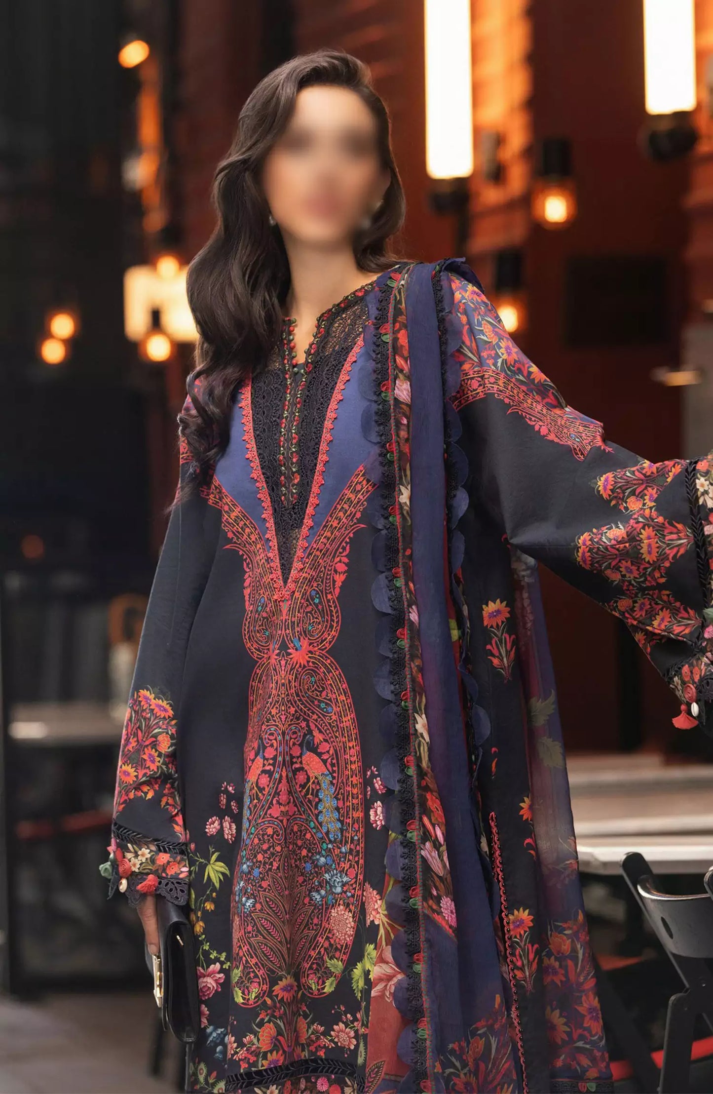 Maria B Unstitched M.Prints Fall Edit 2024 - D 04 B