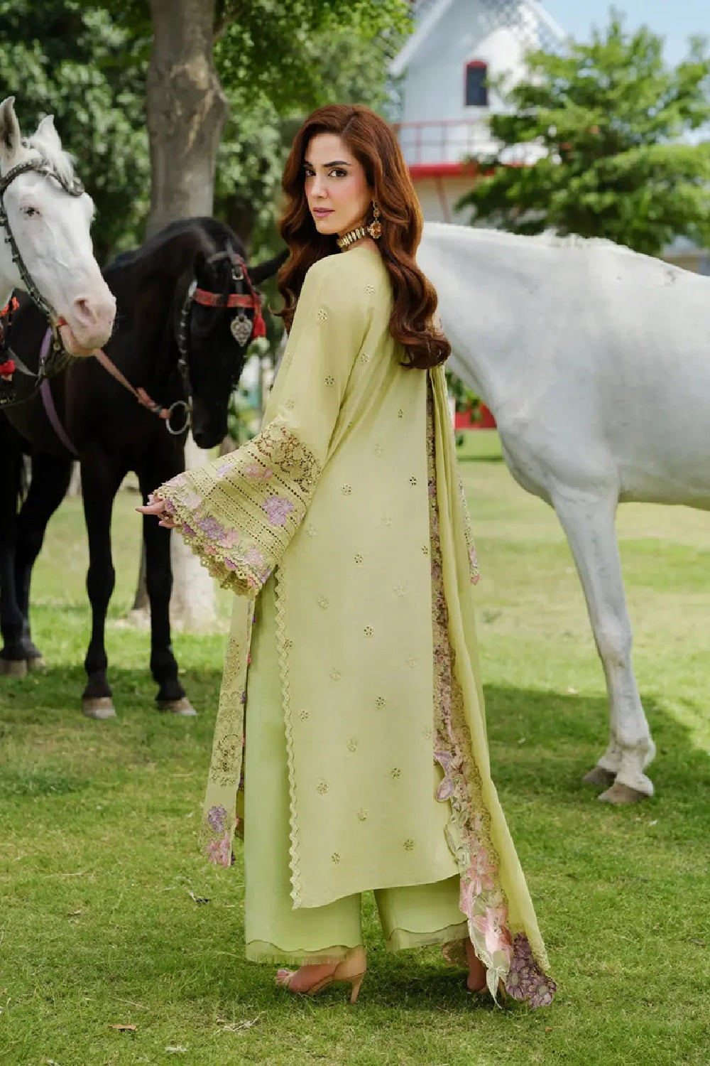 Elaf Premium - Luxury Lawn Edition' 26 - ELH-1A PISTACIA - TC-1503