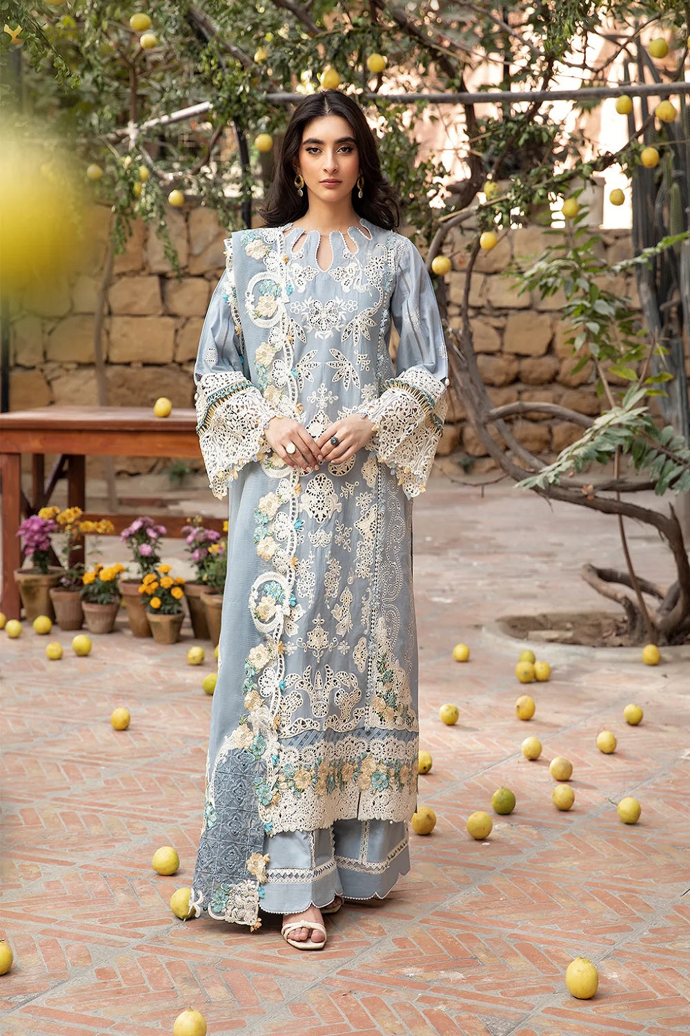 Elaf Premium - Luxury Lawn Edition' 25 - ELM-7B MAHVEEN - TC-1292