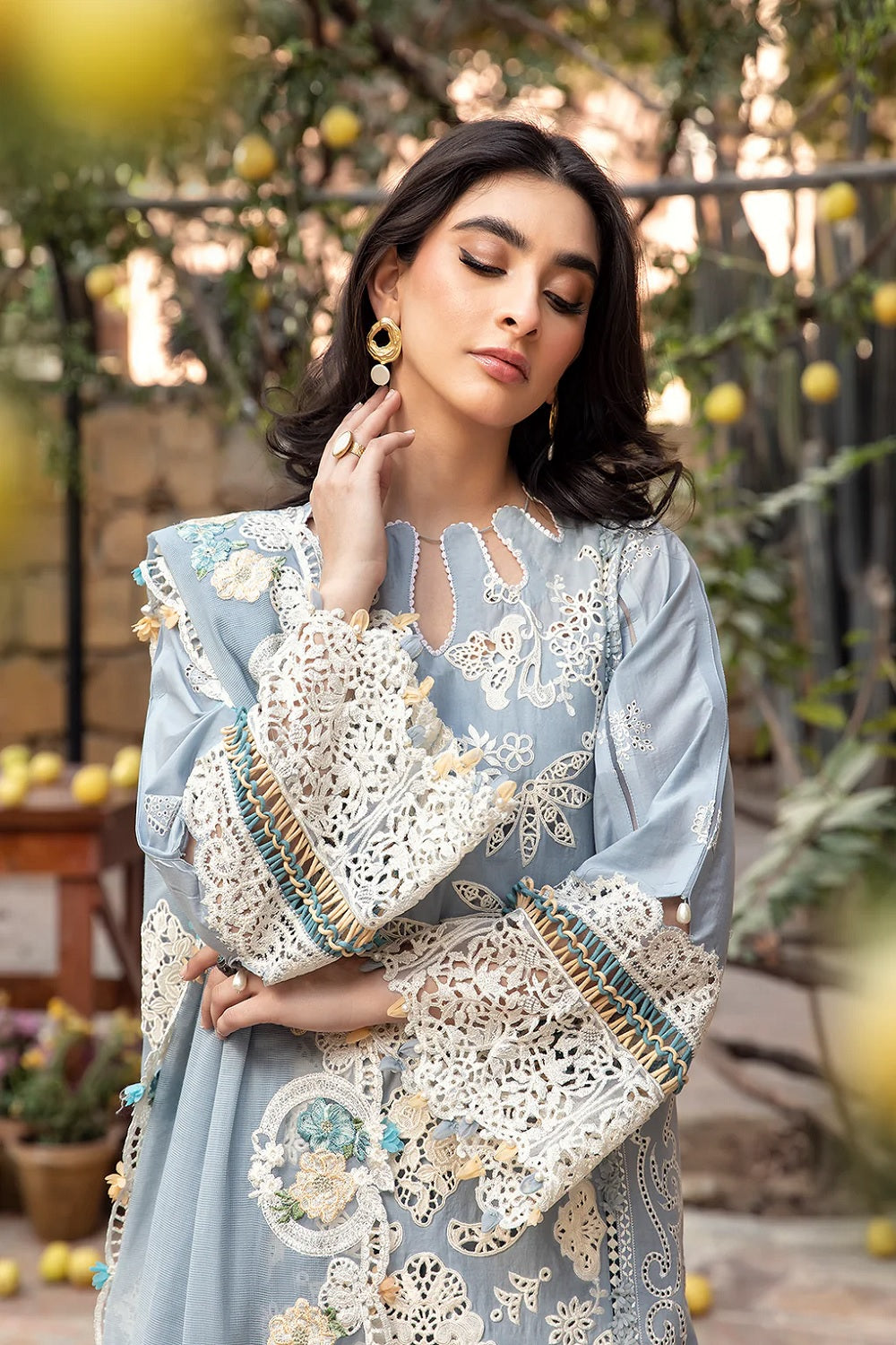 Elaf Premium - Luxury Lawn Edition' 25 - ELM-7B MAHVEEN - TC-1292