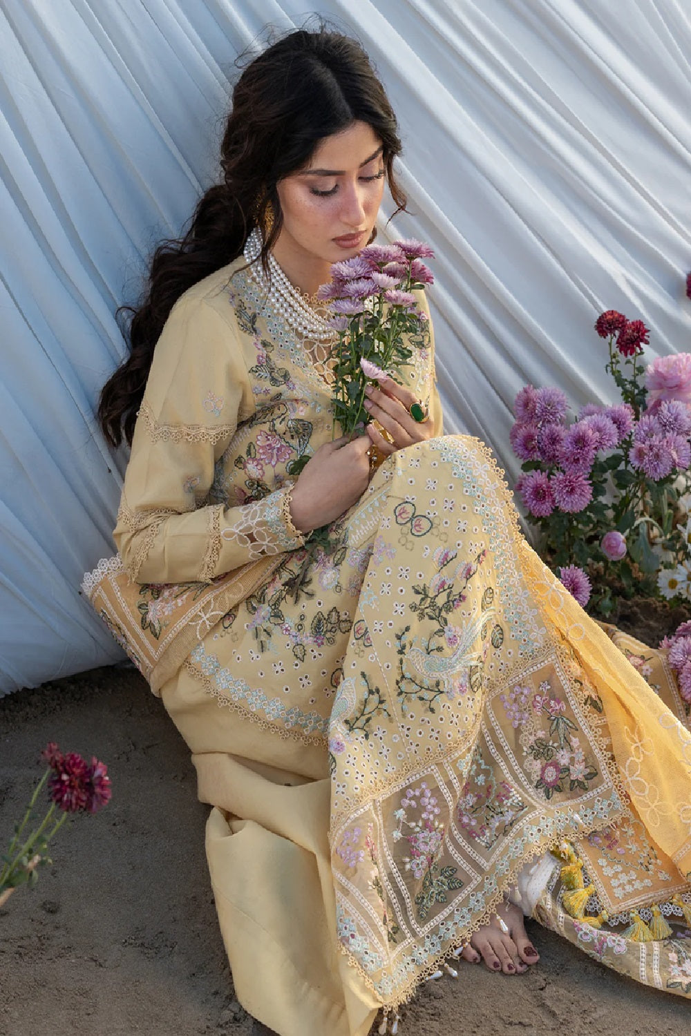 Mahnur - Sirene Luxury Embroidered Lawn'26 - S-02 - TC-1654