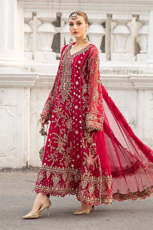 Maria.B. Mbroidered Embroidered Chiffon'24 - MPC-24-107 - TC-960