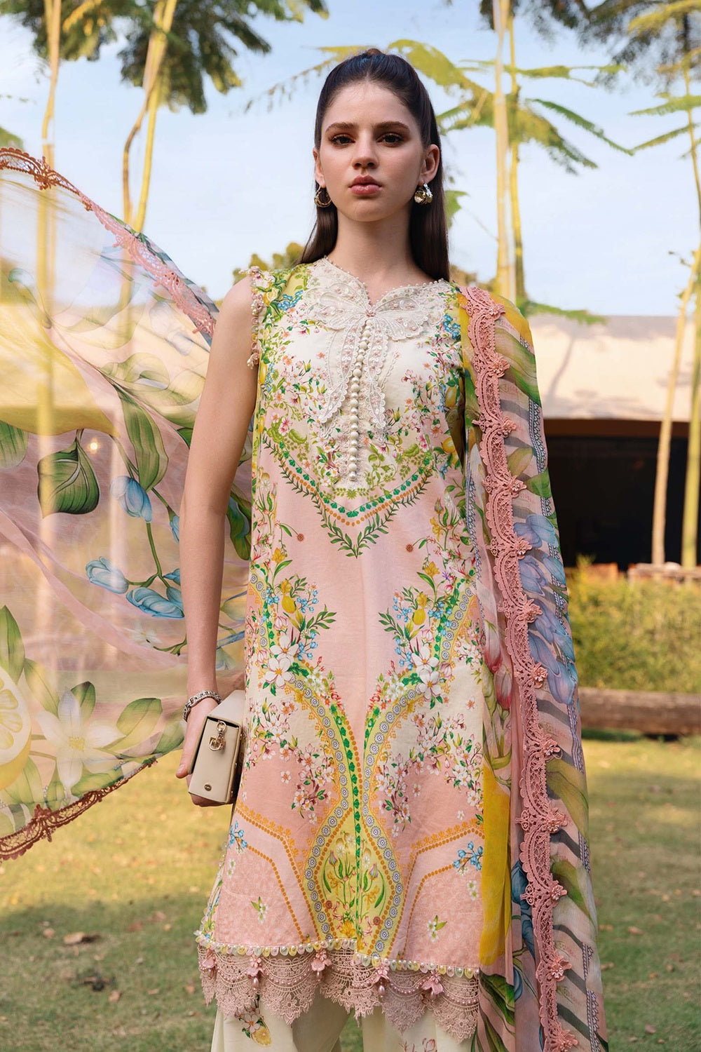 MPRINTS SPRING SUMMER '26 MPT-2908-A Embroidered Lawn - TC-1550