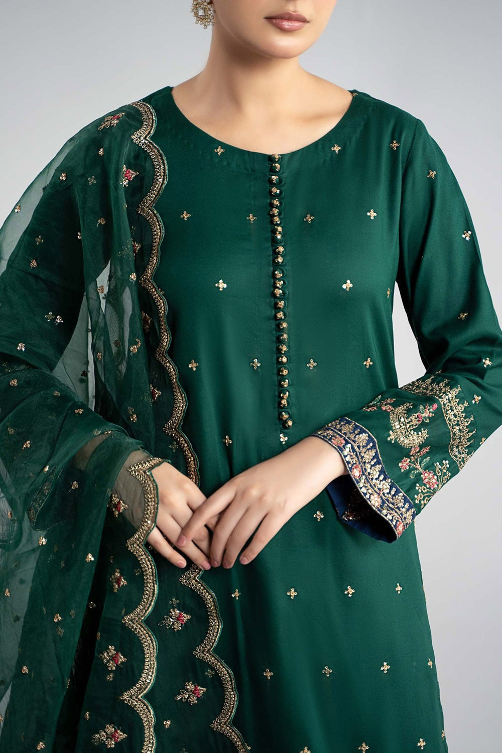 Maria.B. Luxury Lawn Eid Edit'26 - DW-W25-27 A - TC-1597