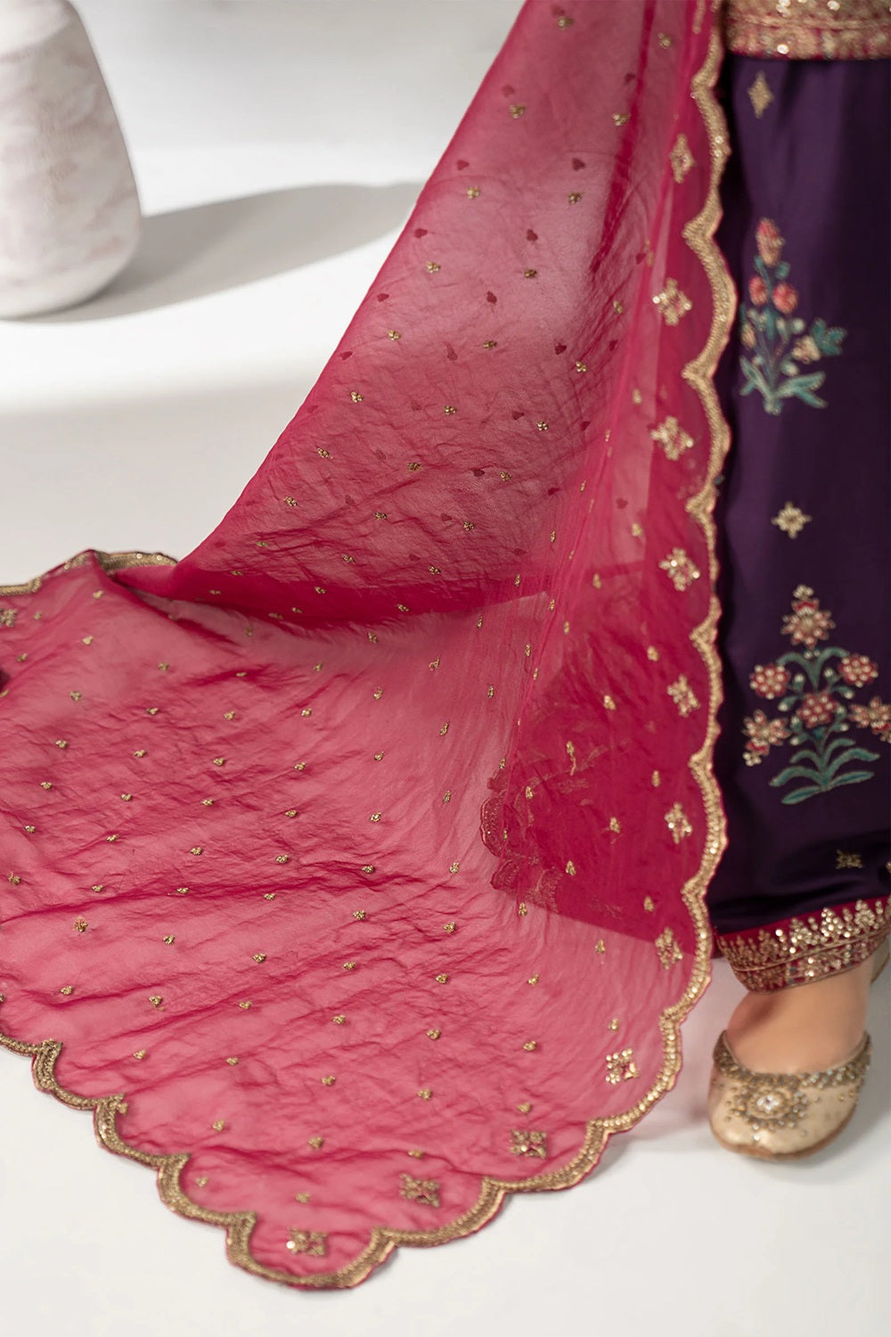 Maria.B. Luxury Lawn Eid Edit'26 - DW-W25-27 B- TC-1598