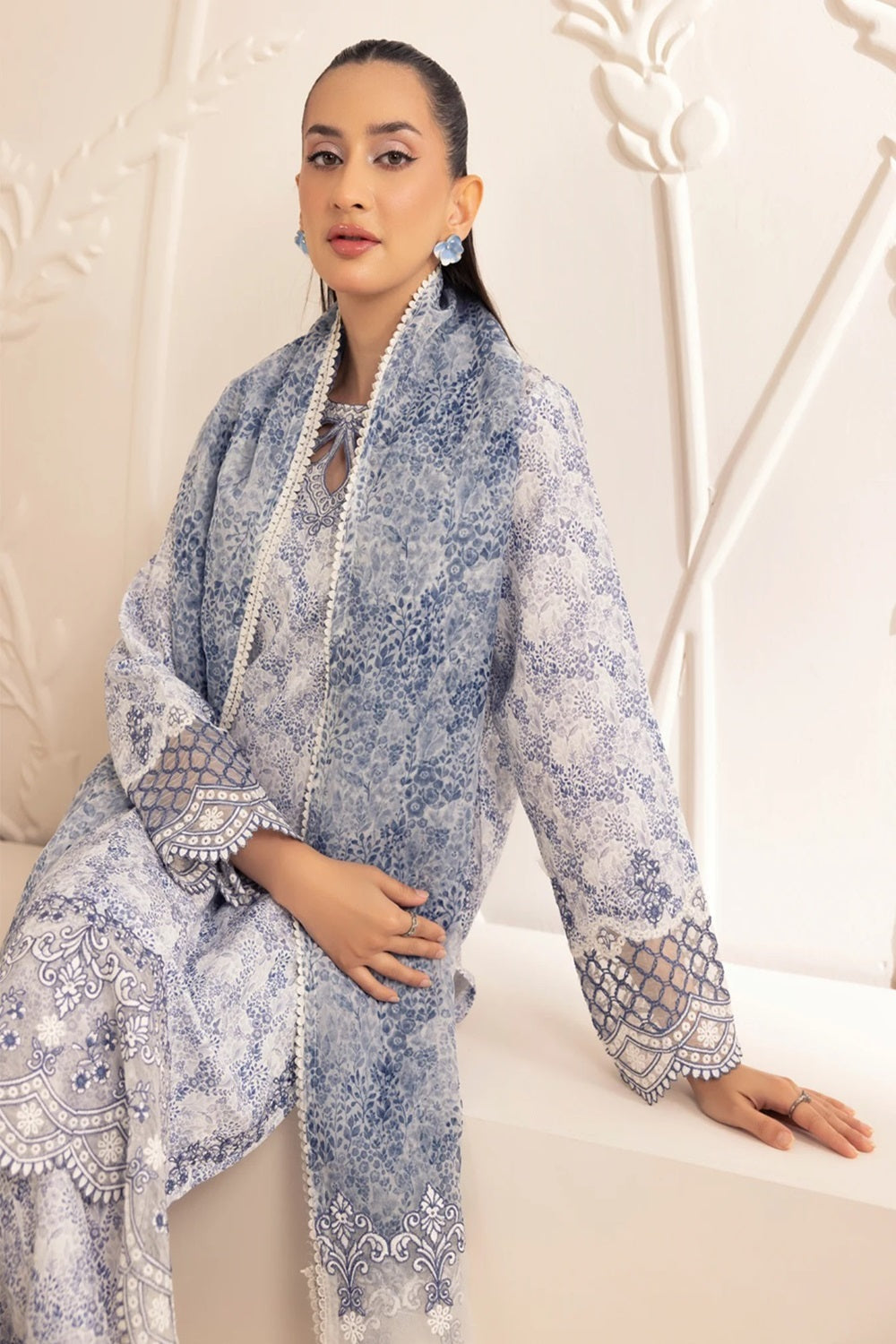 Mohagni Embroidered Lawn Edition'25 SPL-03 - TC-1225