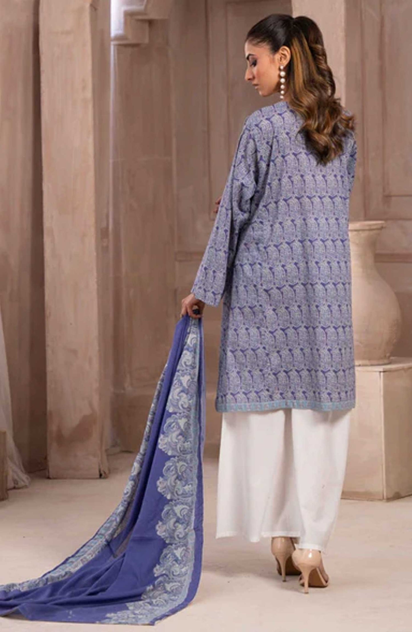Ayla Studio Printed Swiss Lawn Stitched 3 Piece - Paisley Passion - AS25EP - Casual Collection