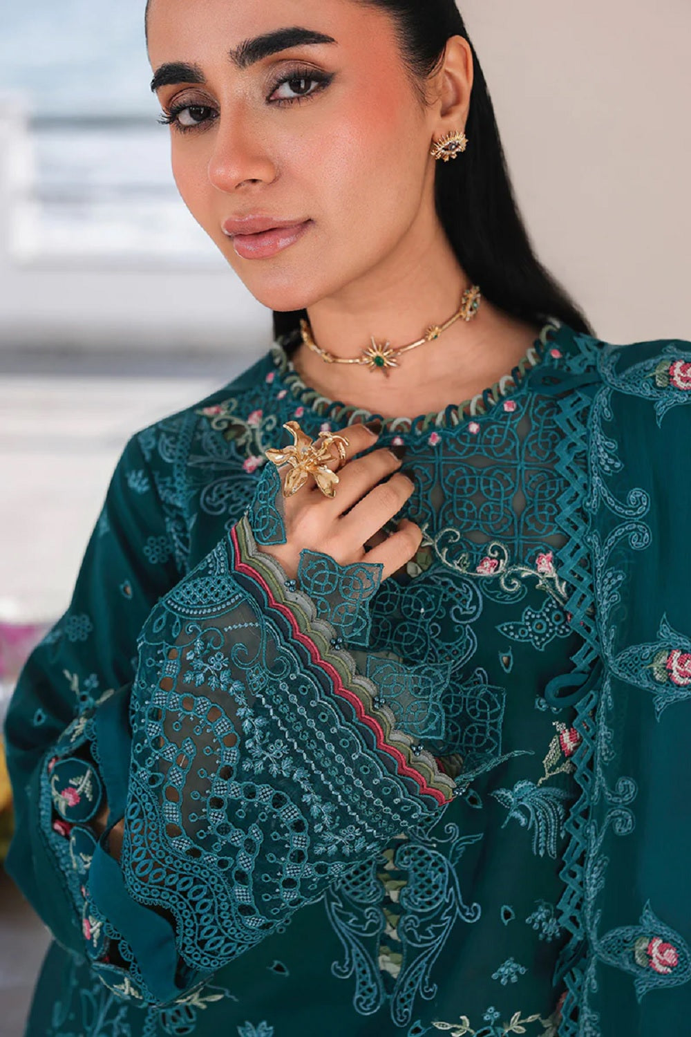 Qalamkar - Sahil Luxury Lawn '26 - SA-04 ELIF - TC-1500