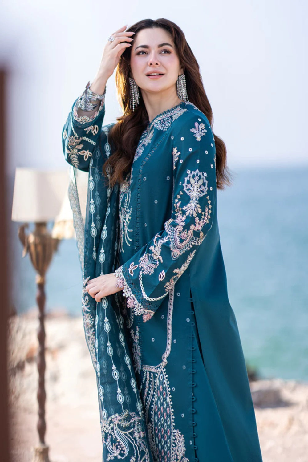 Qalamkar - SAHIL KINARE LUXURY LAWN - FP-16 KIRA - TC-727