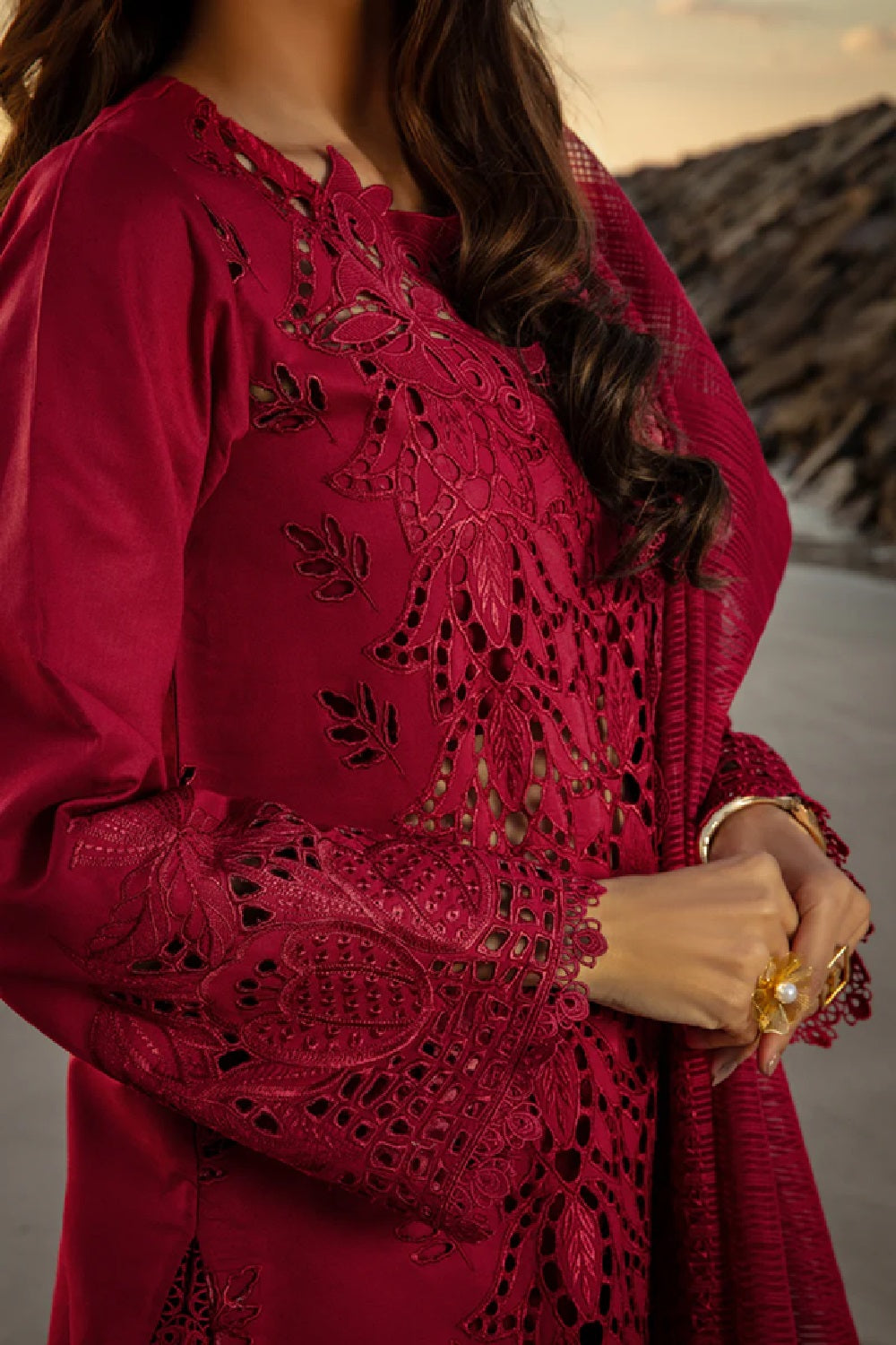 Rang Rasiya Premium Embroidered Lawn D-13 ALAYA - TC-1250