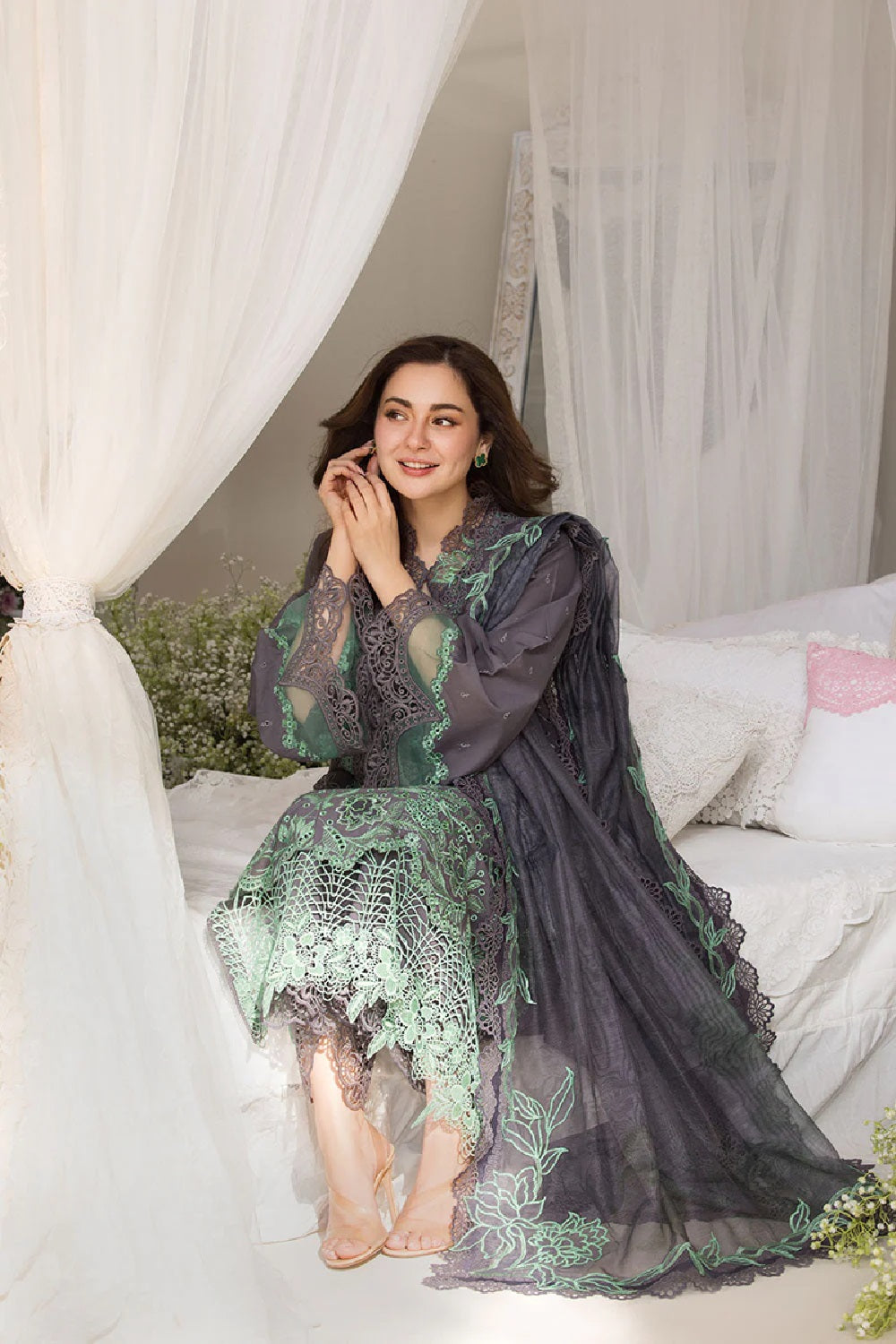 Sobia Nazir Luxury Lawn 2025 – Design 3B | Premium Embroidered - TC-1538