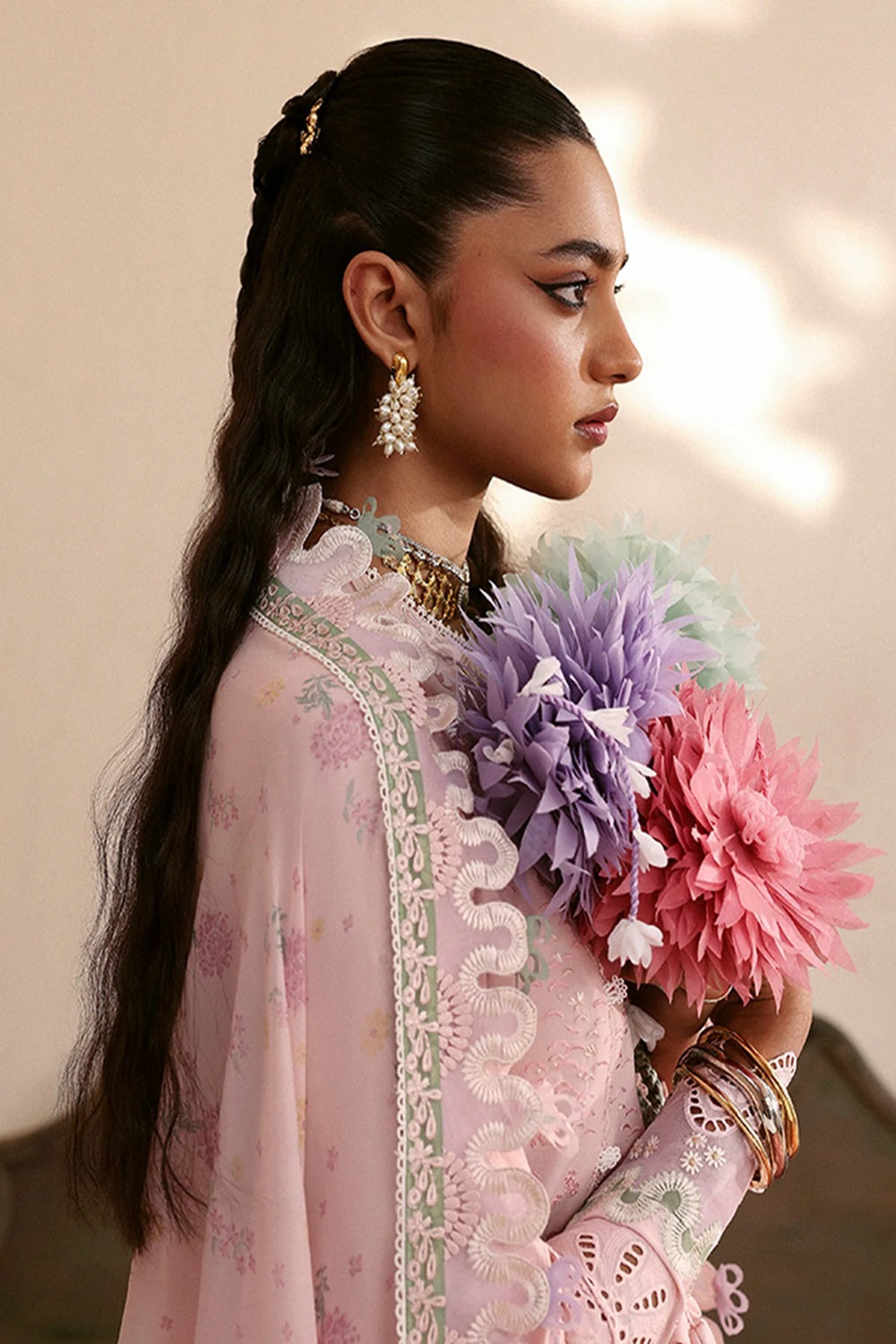Suffuse LEENA Luxury Embroidered Lawn Eid'26 - TC-1556