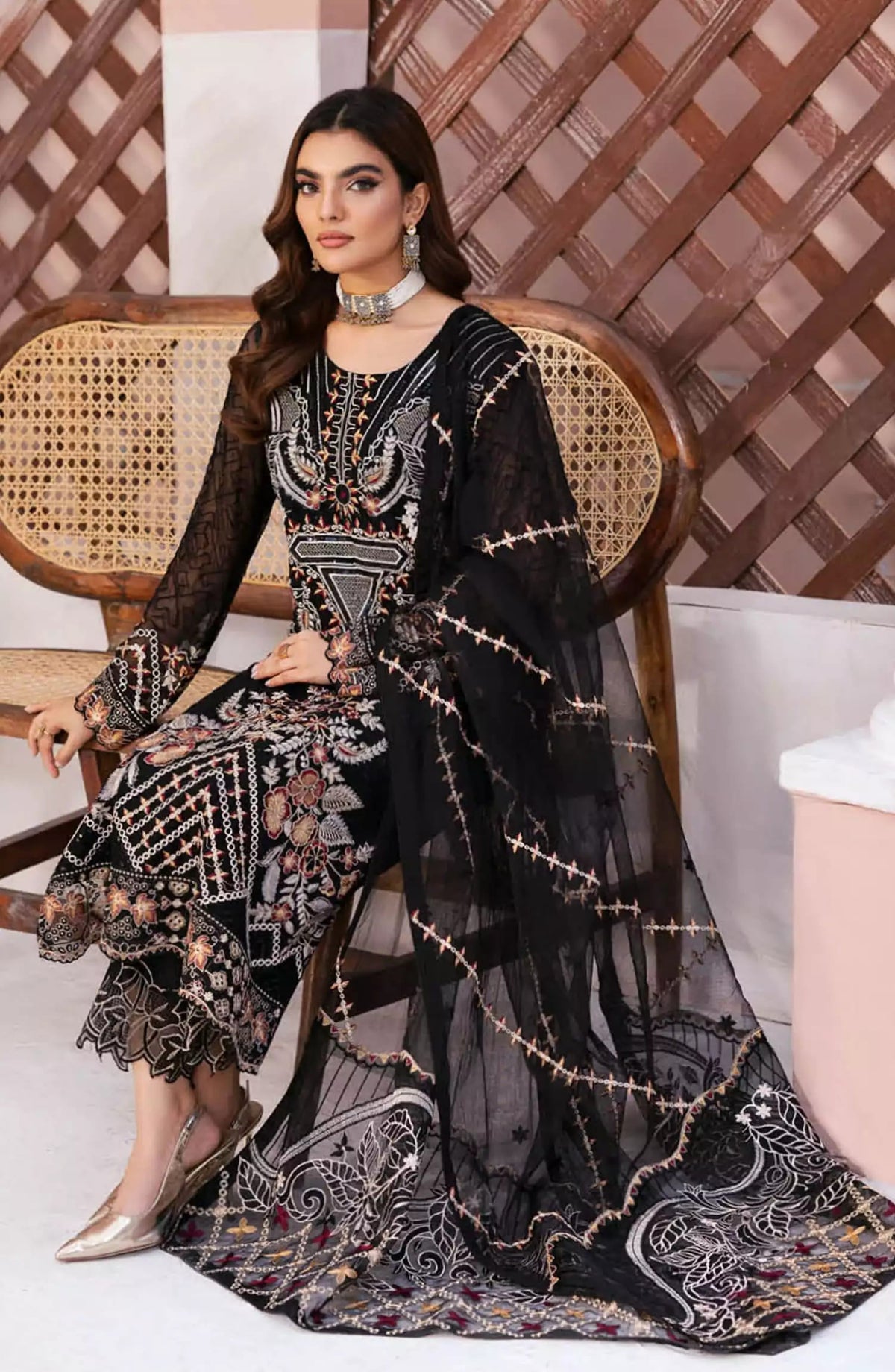 Ramsha Arzoo Chiffon Collection Vol 01 - U 107