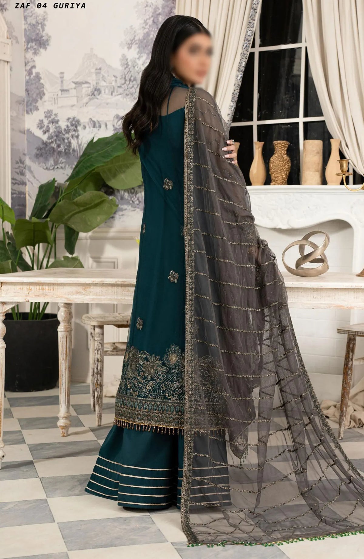 Zarif Afsanah Formal Edit Collection 2024 - ZAF 04 GURIYA