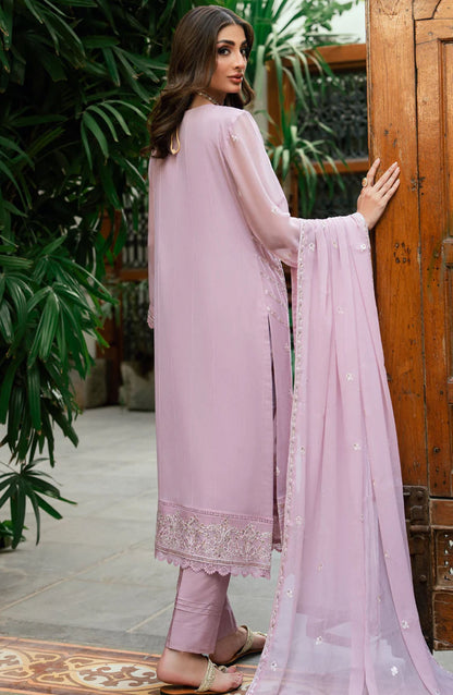 Morbagh by Shamooz Embroidered Chiffon Stitched 3 Piece Suit - Sem-0832 - SMZ25MFC - Pink - Festive Collection