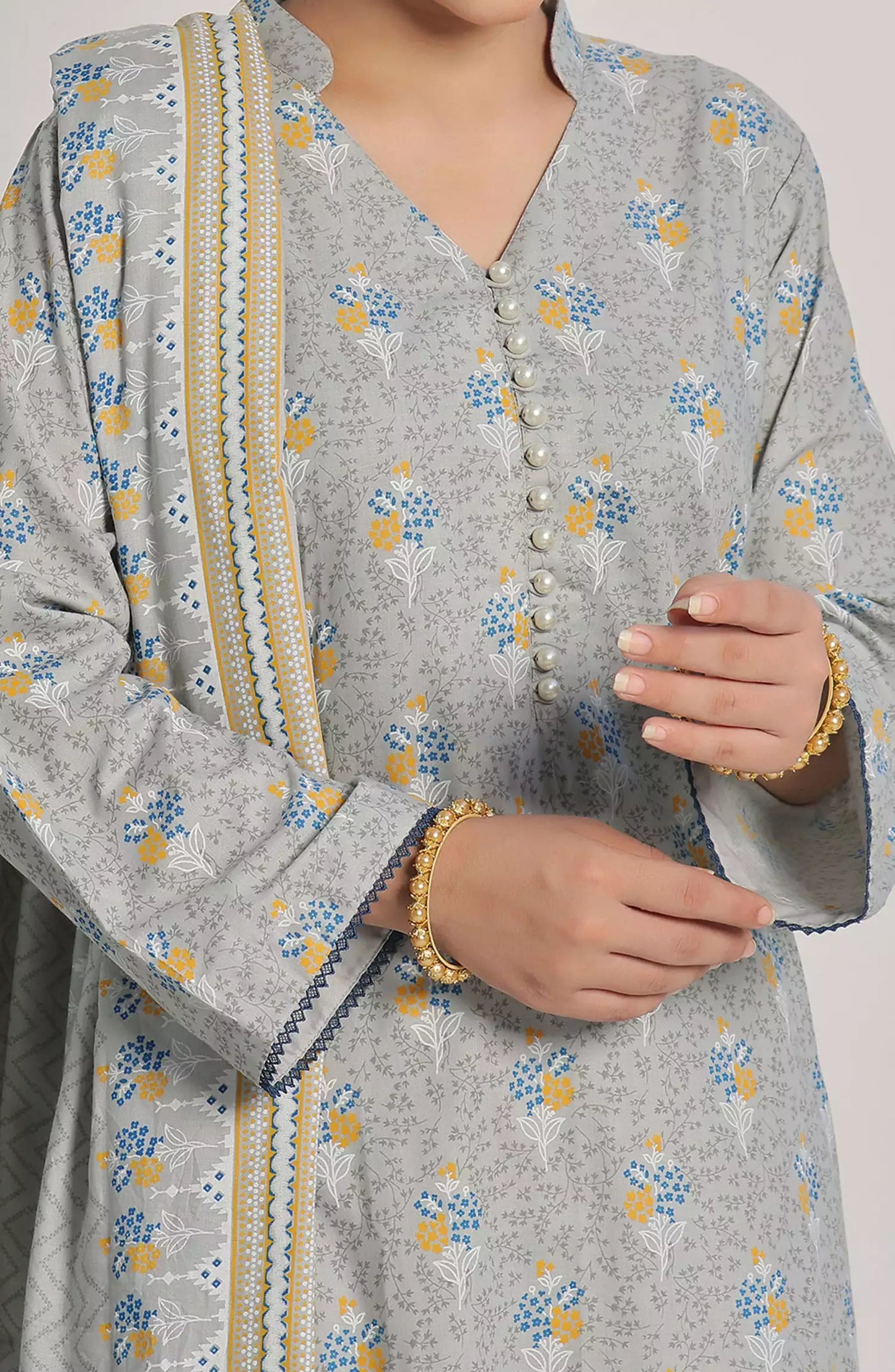 Amna Khadija Wrinkle Free Print Collection Vol 22 - D 1134 C