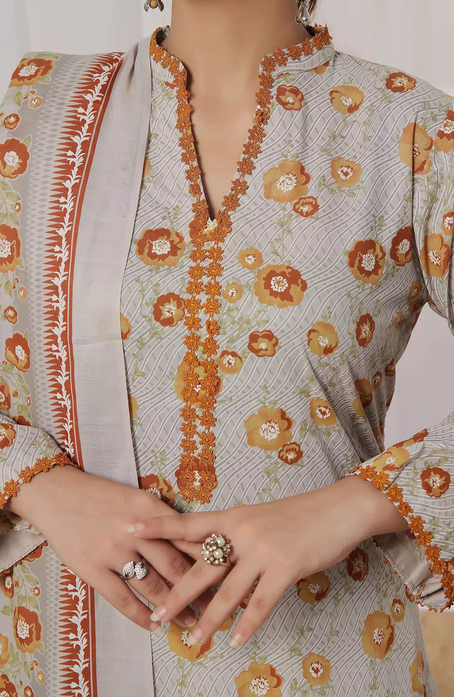 Amna Khadija Wrinkle Free Print Collection Vol 22 - D 1135 A