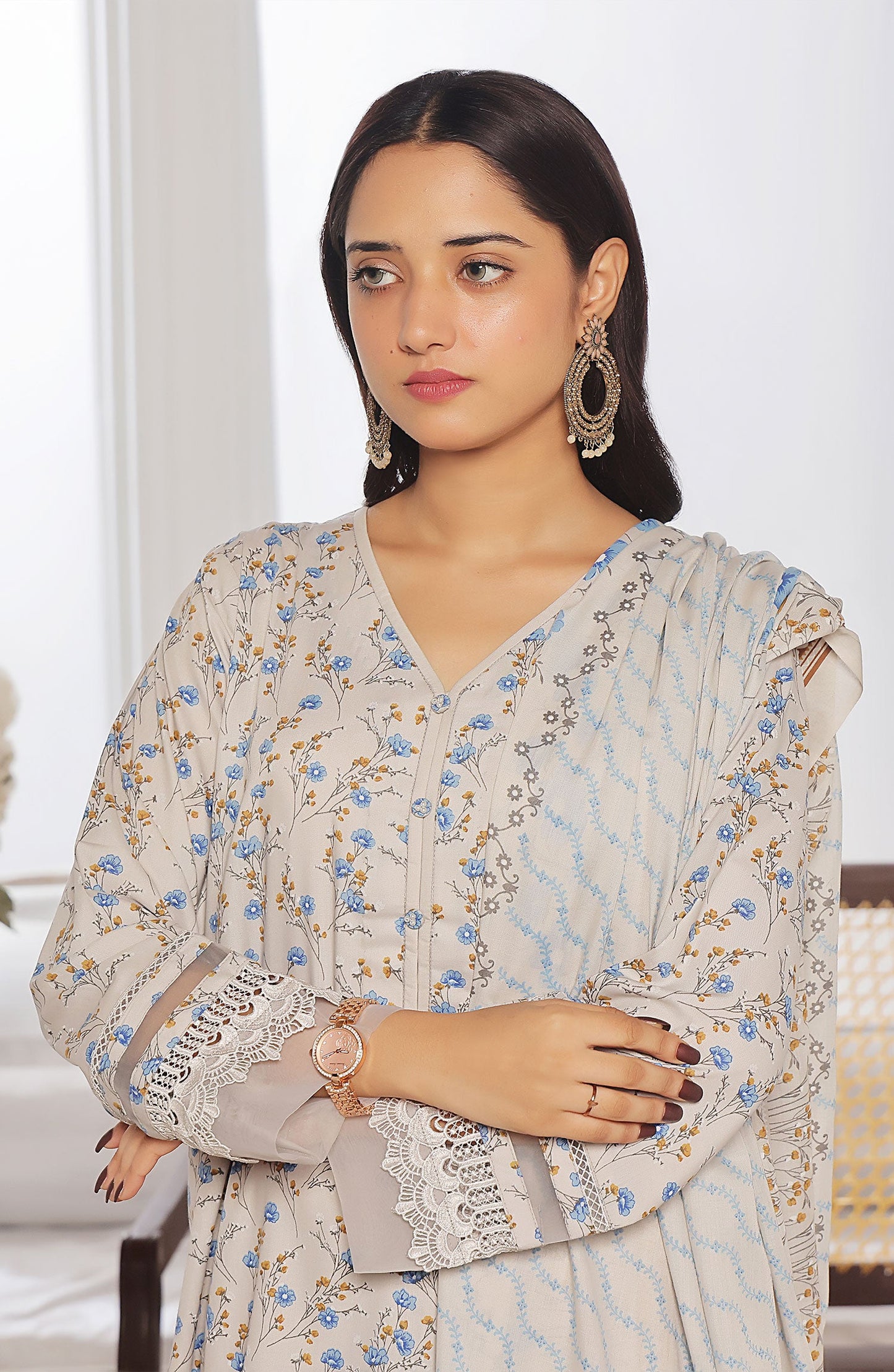 Amna Khadija Wrinkle Free Print Collection Vol 24 - 1143-A
