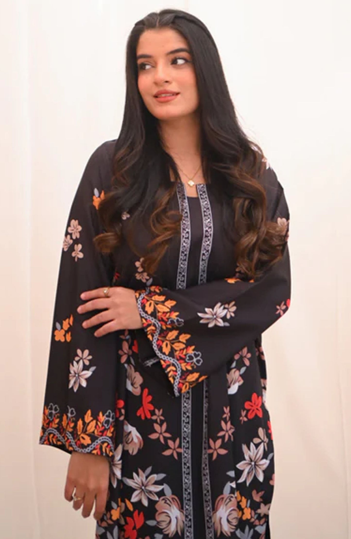 Zauk Casual Wrinke Free Crepe 2 Piece Suit - Karla - ZK25CC - Black - Casual Collection