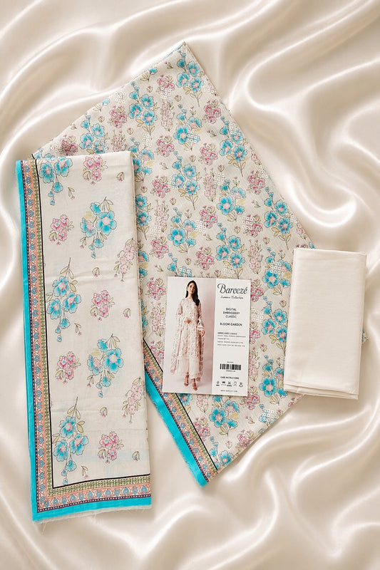 Bareeze Digital Print Embroidered Summer Collection'26 - TC-1737
