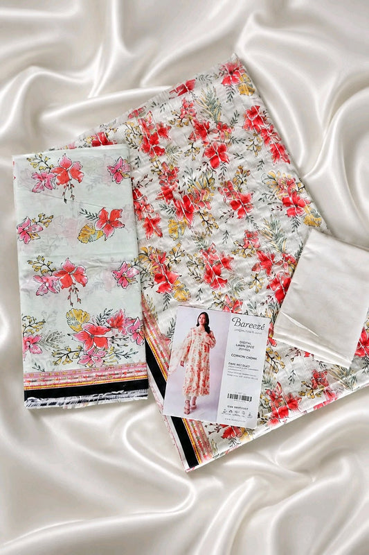 Bareeze Digital Print Embroidered Summer Collection'26 - TC-1738