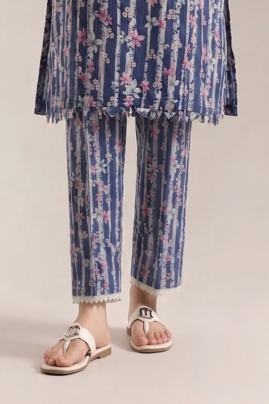 Branded Digital Print Lawn 2PC Stitched TC-1595