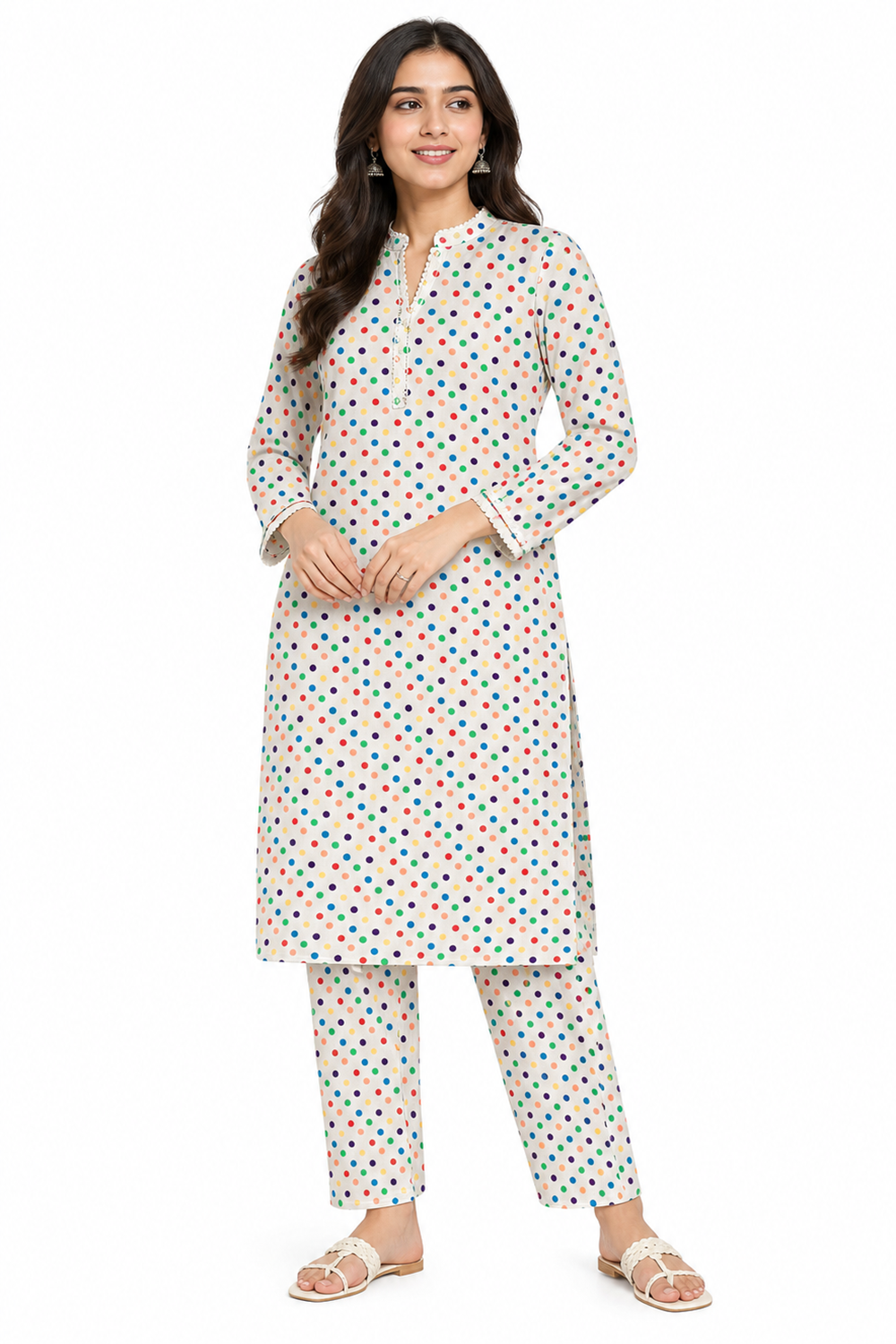 Premium Printed Pure AirJet Lawn 2 Piece Suit | Shirt & Trouser - TC-1672
