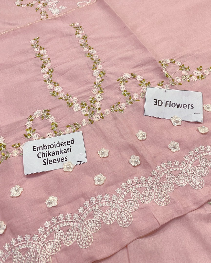 Elaf Premium - Luxury Lawn Edition' 26 - ELH-3B OH MY ROSE - TC-1482