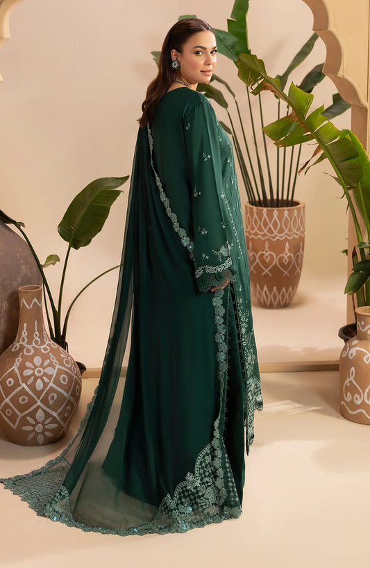 Gulkar Embroidered Viscose Unstitched 3 Piece Suit - GK-06 - AK26GLK - Green - Winter Collection