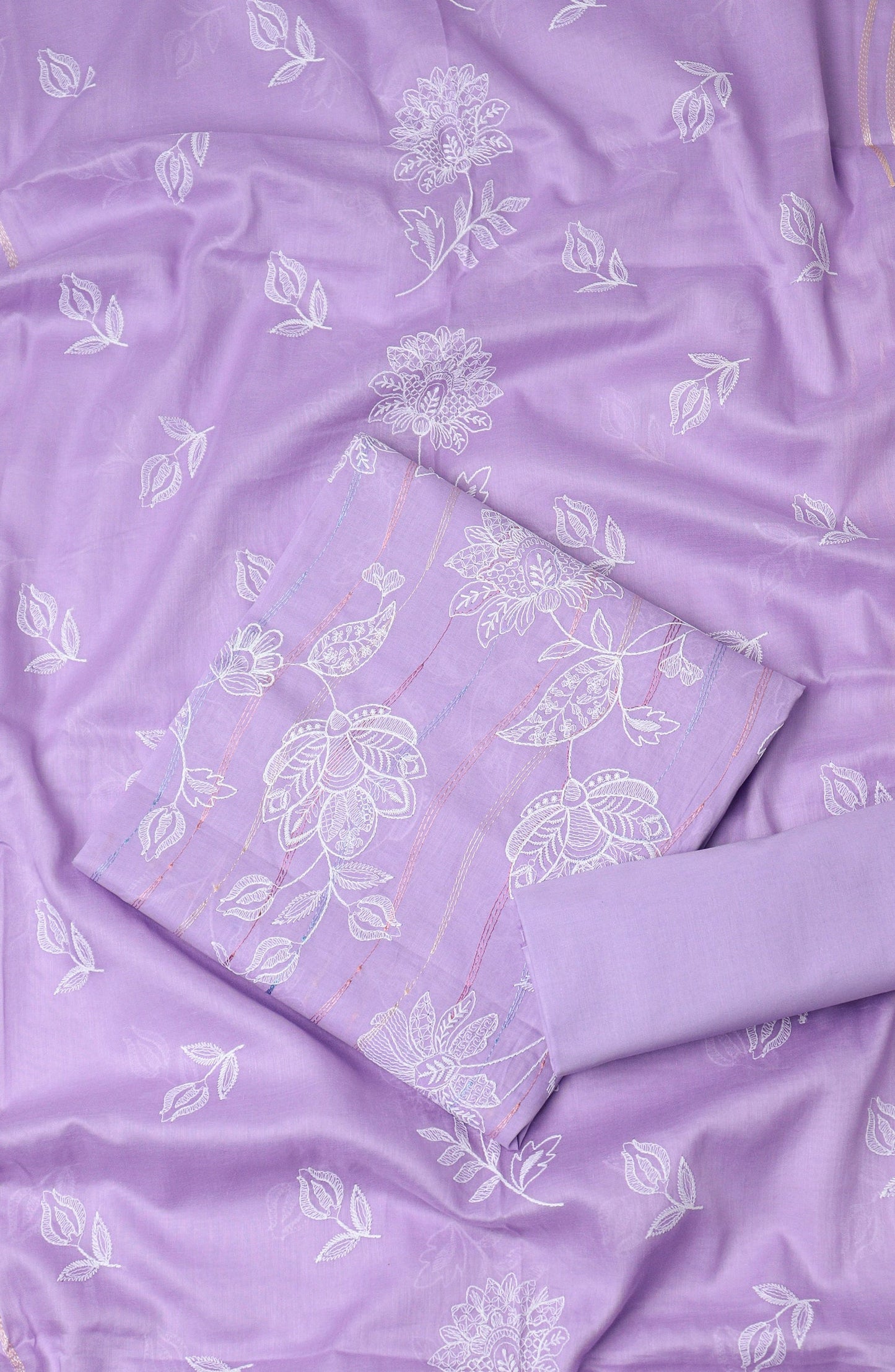 Amna Khadija Embroidered Lawn Unstitched 3 Piece Suit - D-05 - AM26UNT - Purple - Summer Collection
