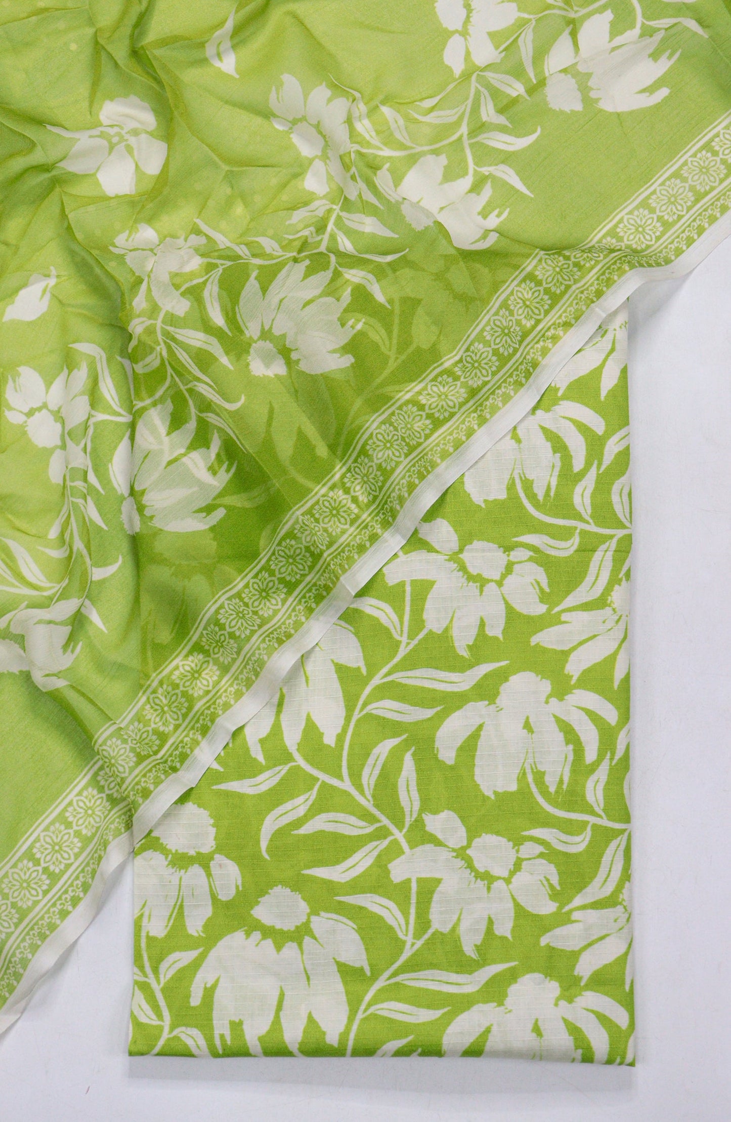 Amna Khadija Printed Bana Dora Unstitched 3 Piece Suit - D-21 - AM26FNC - Green - Summer Collection